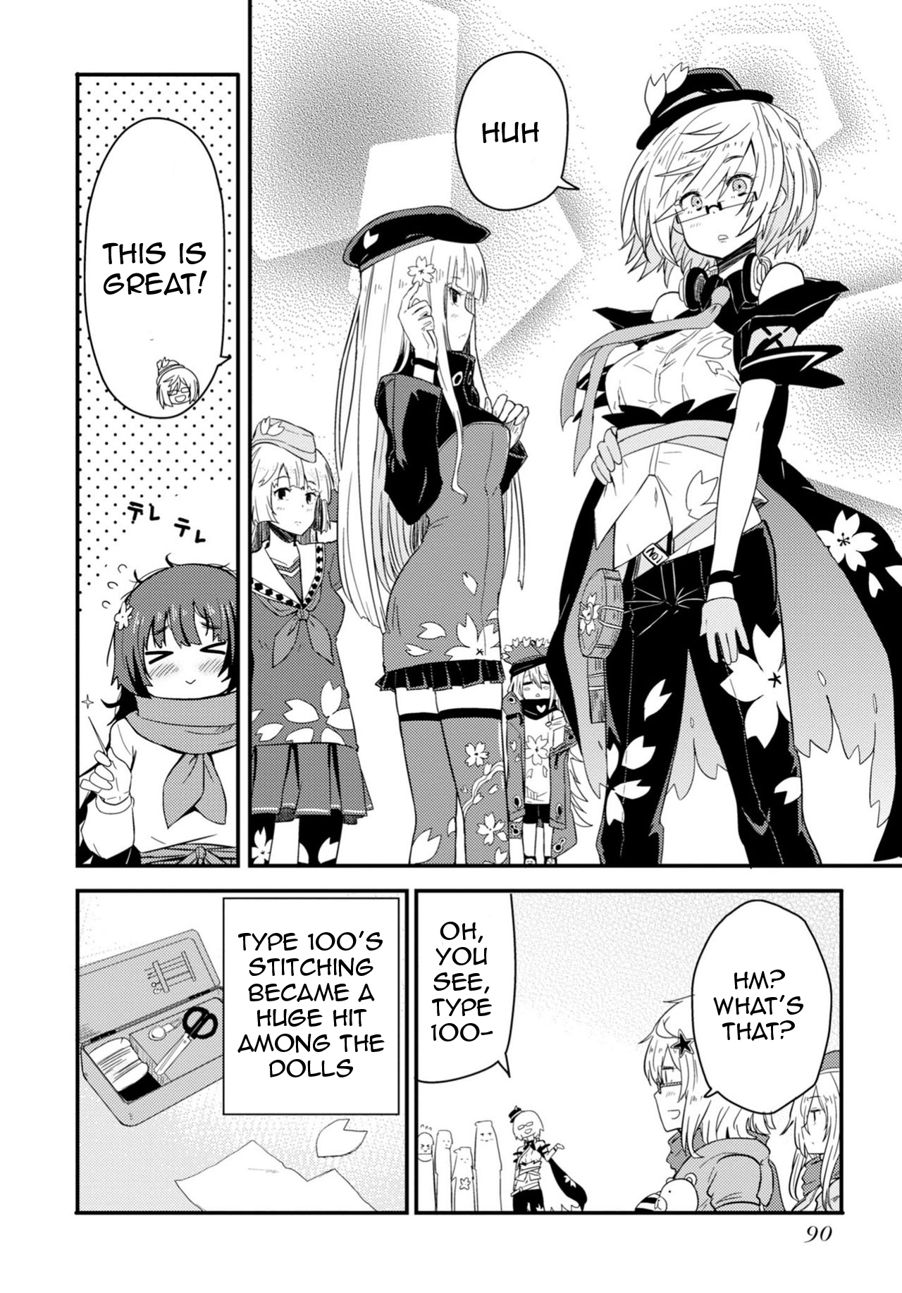 Dolls Frontline Comic Anthology Chapter 1.11 page 6 - Vol.1 Chapter 11: Economizing With Type 100!