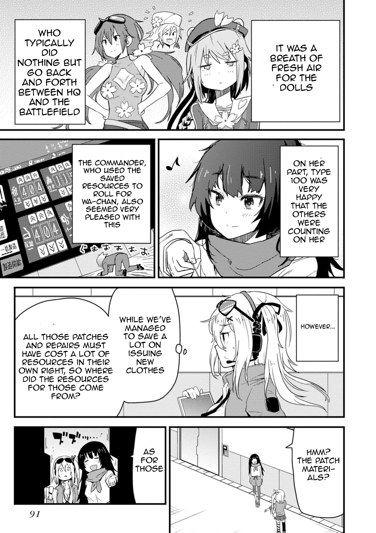 Dolls Frontline Comic Anthology Chapter 1.11 page 7 - Vol.1 Chapter 11: Economizing With Type 100!