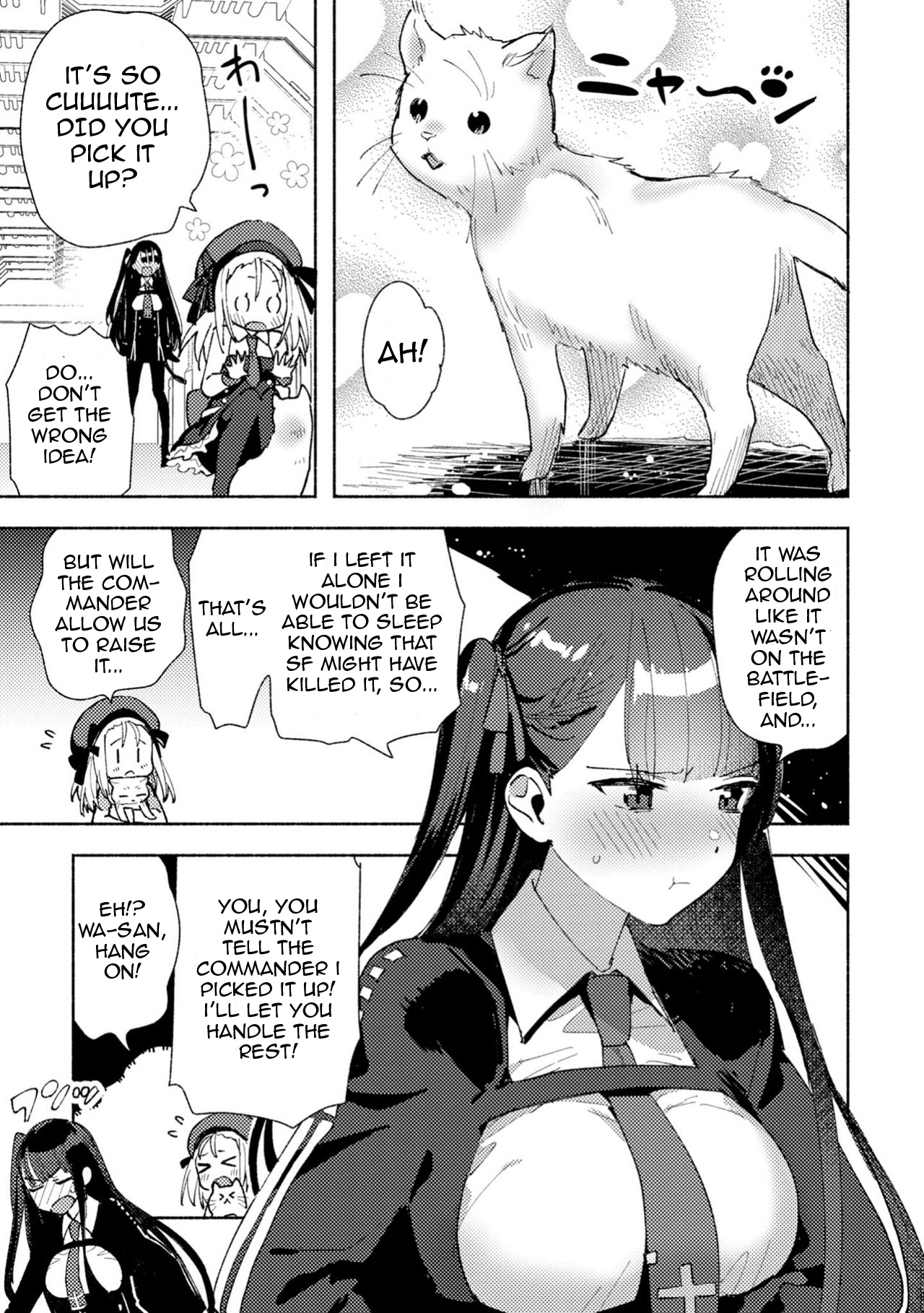 Dolls Frontline Comic Anthology Chapter 1.13 page 3 - Vol.1 Chapter 13: Finding A Stray Pet
