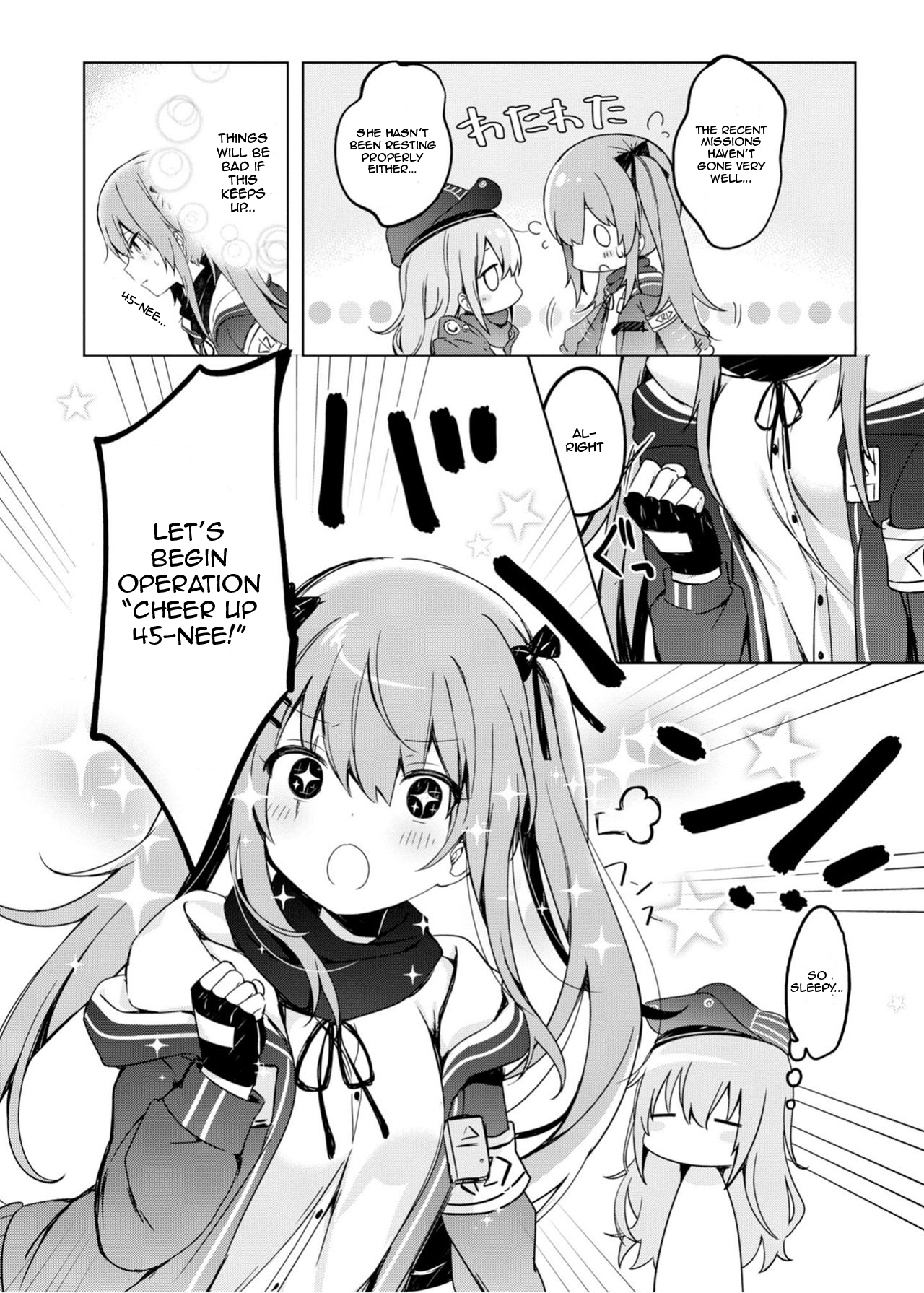 Dolls Frontline Comic Anthology Chapter 1.9 page 2 - Vol.1 Chapter 9: UMP9's Great Cake Operation