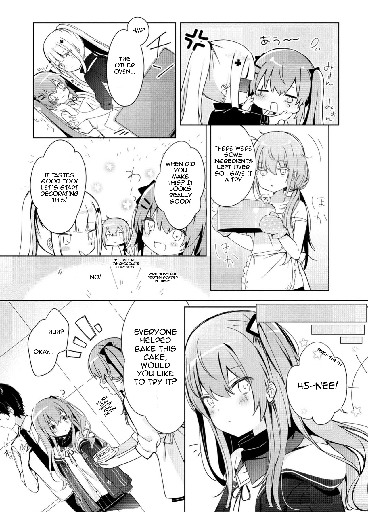 Dolls Frontline Comic Anthology Chapter 1.9 page 6 - Vol.1 Chapter 9: UMP9's Great Cake Operation