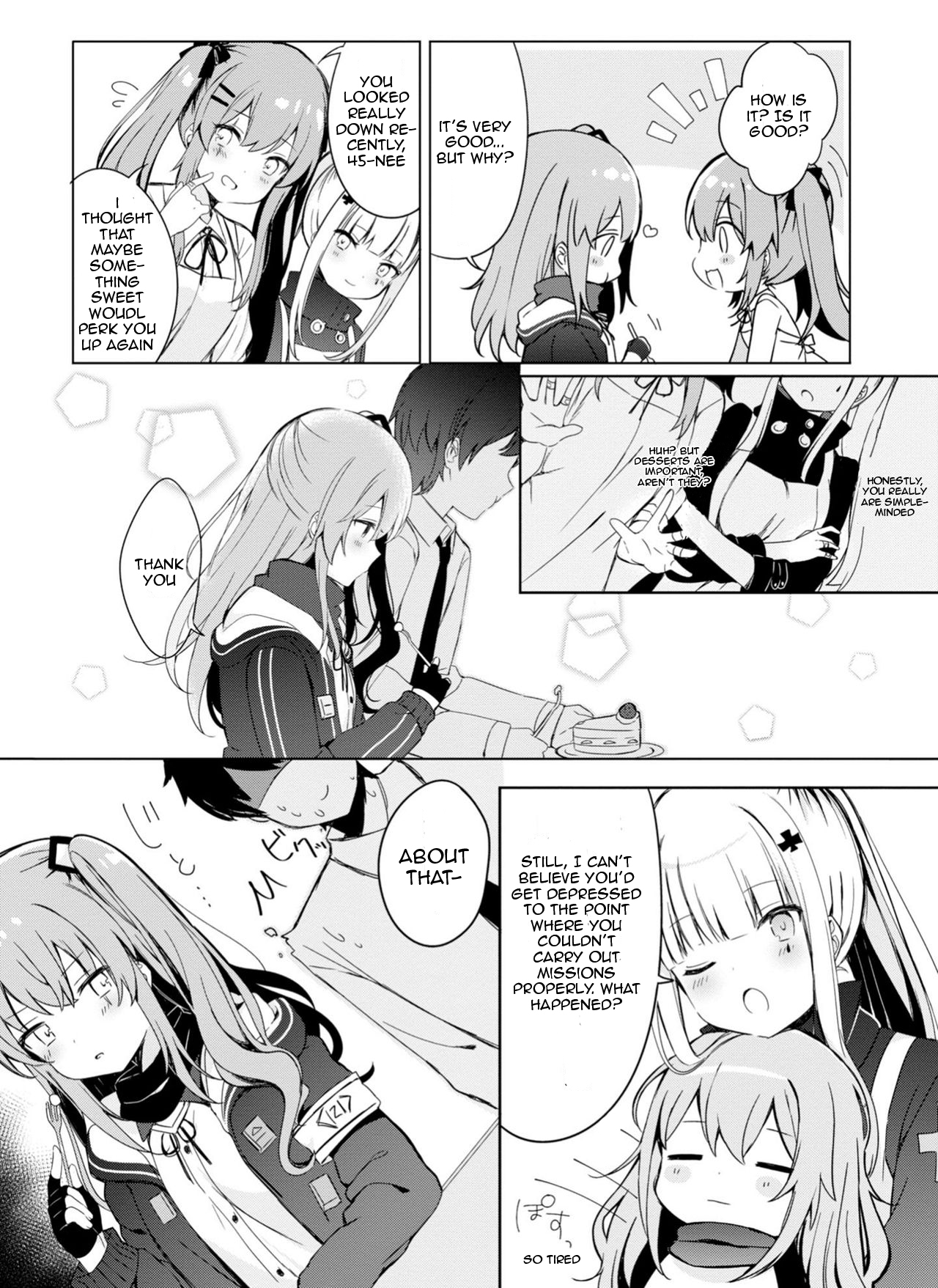 Dolls Frontline Comic Anthology Chapter 1.9 page 7 - Vol.1 Chapter 9: UMP9's Great Cake Operation