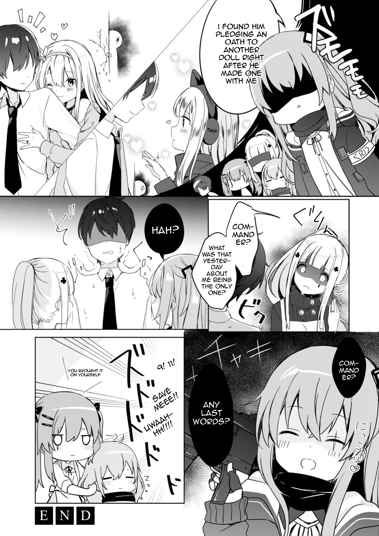Dolls Frontline Comic Anthology Chapter 1.9 page 8 - Vol.1 Chapter 9: UMP9's Great Cake Operation