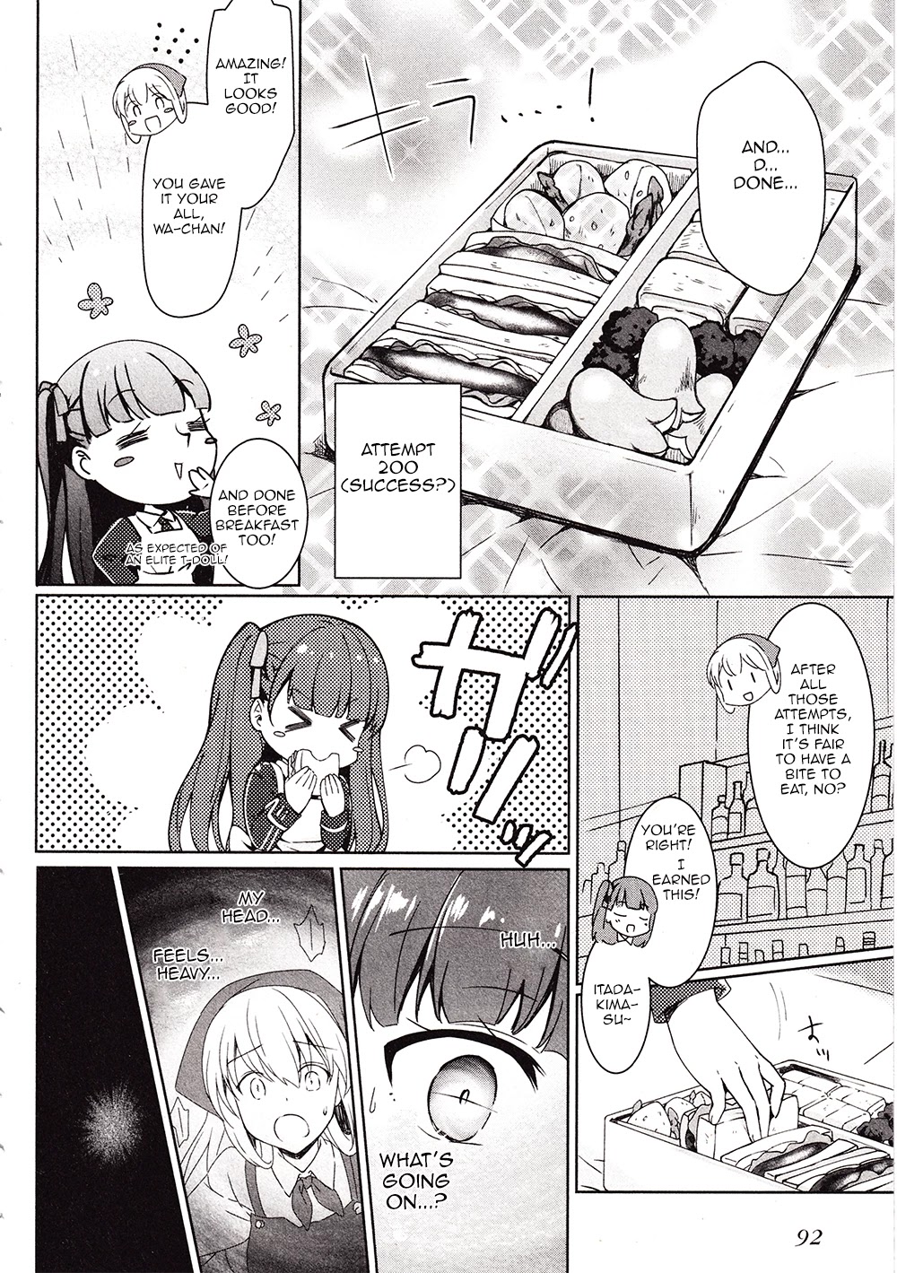 Dolls Frontline Comic Anthology Chapter 2.10 page 6 - Vol.2 Chapter 10: WA-chan's Lunchtime Strategy