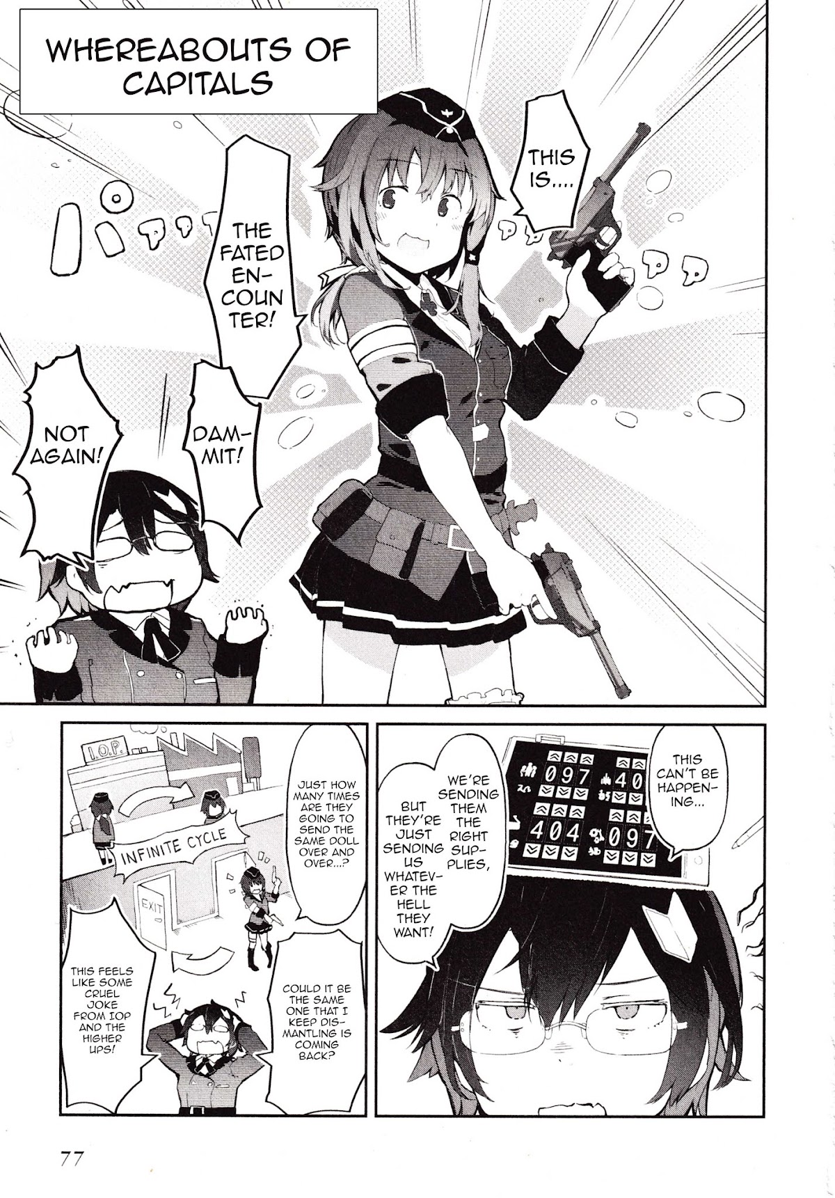 Dolls Frontline Comic Anthology Chapter 2.9 page 1 - Vol.2 Chapter 9: Whereabouts of Capitals