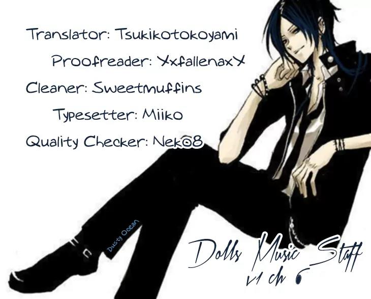 Dolls Music Staff Chapter 6 page 1 - Chapter 6