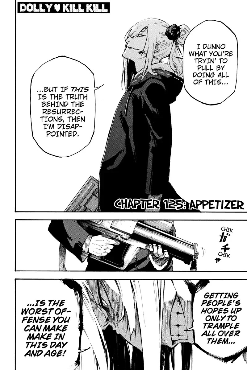 Dolly Kill Kill Chapter 125 page 2 - Chapter 125: Appetizer