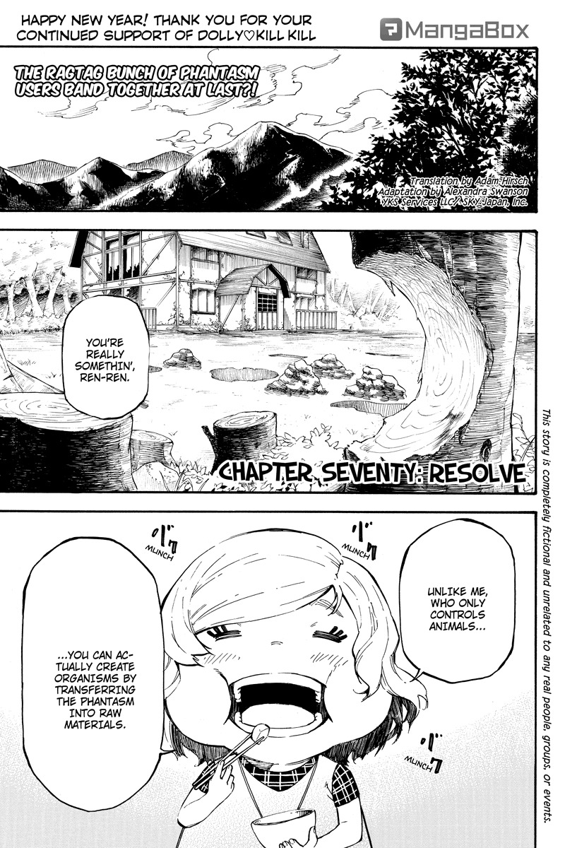 Dolly Kill Kill Chapter 70 page 1 - Chapter 70: Resolve