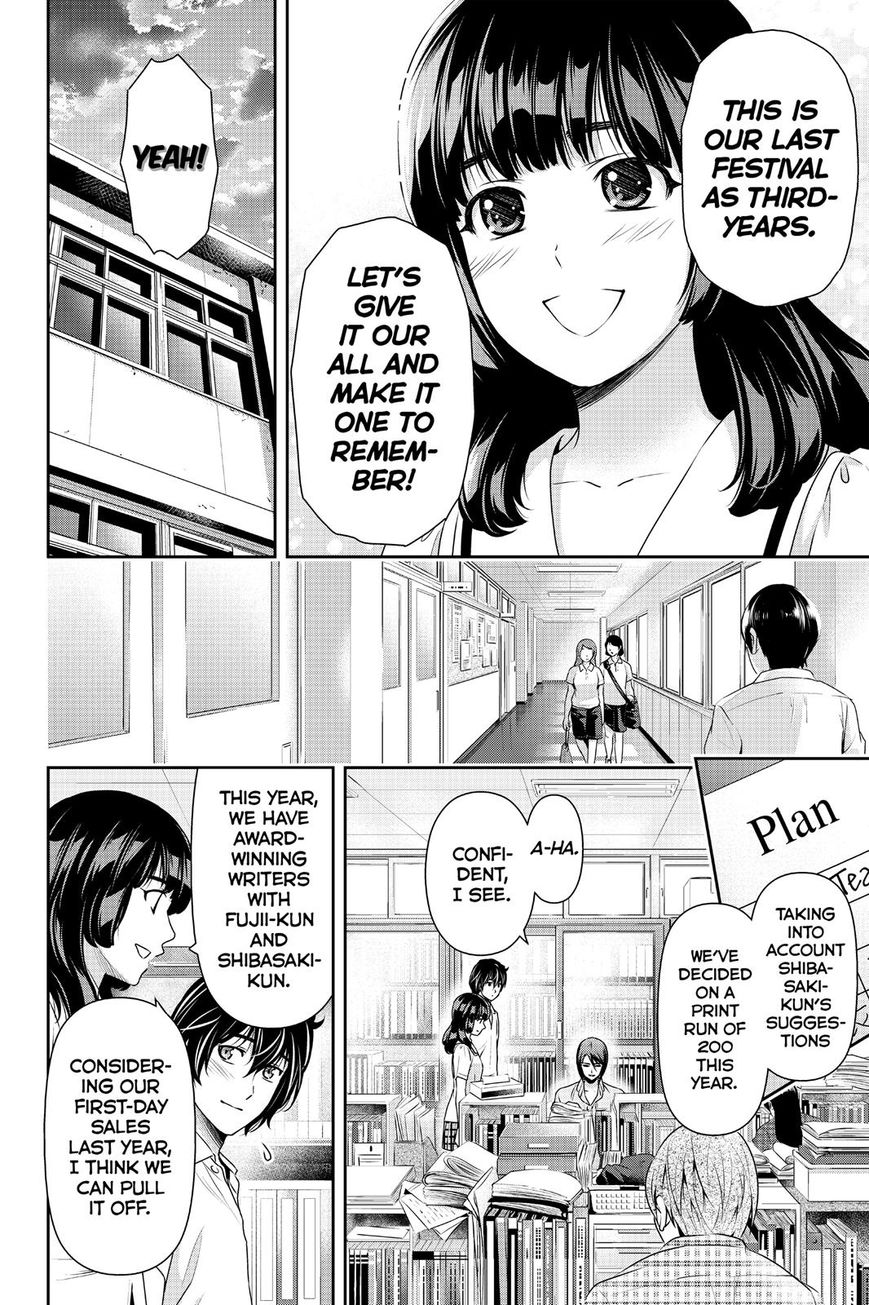 Domestic na Kanojo Chapter 108 page 4 - Chapter 108 : Everyone's Cultural Festival