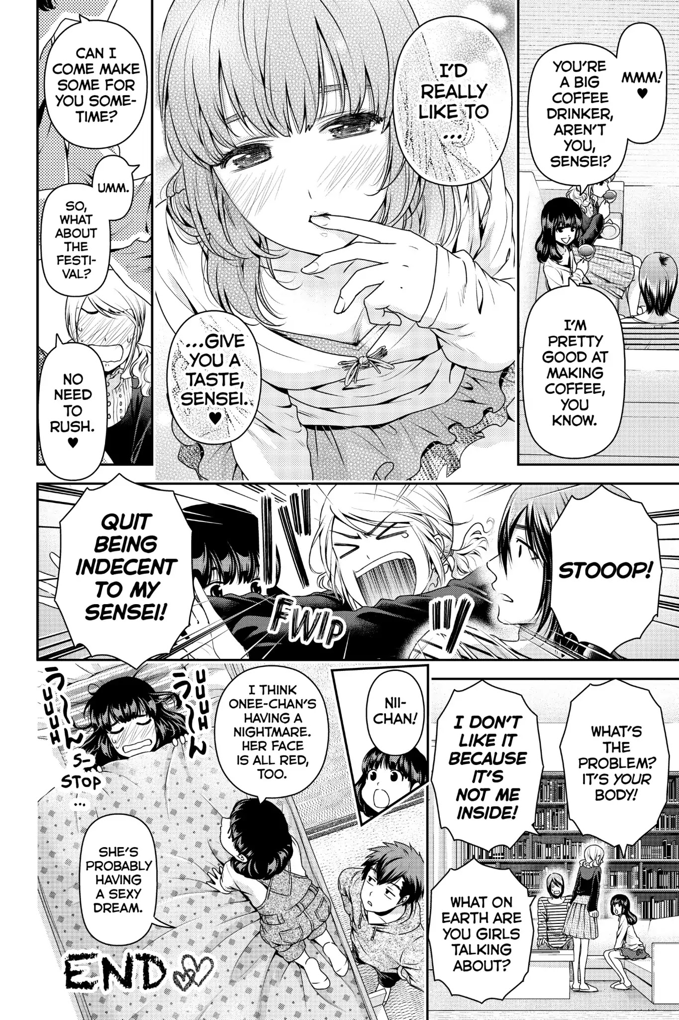Domestic na Kanojo Chapter 114.5 page 4 - Vol.12 Extra Manga: Change!