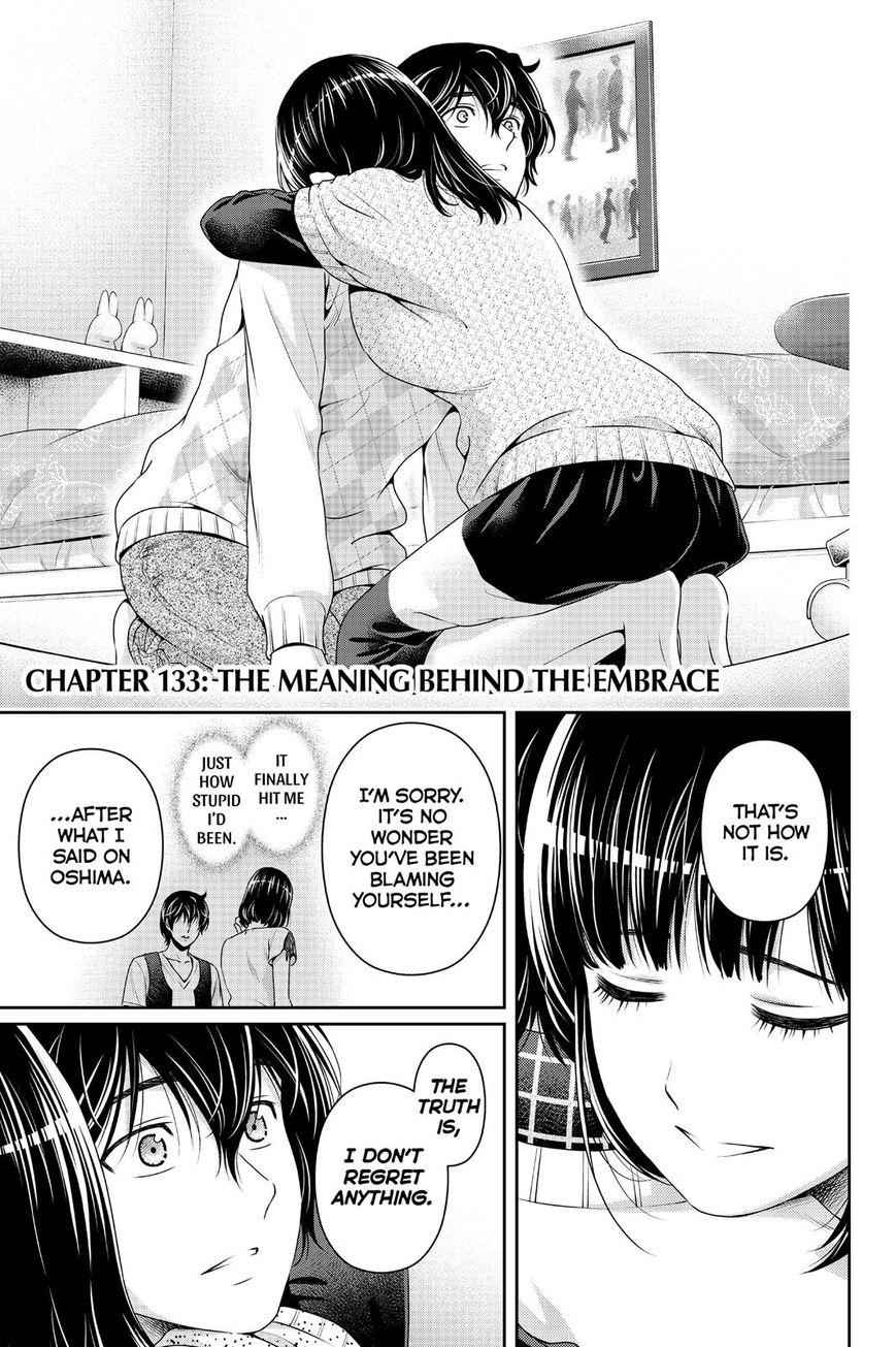 Domestic na Kanojo Chapter 133 page 1 - Chapter 133 : The Meaning Behind The Embrace