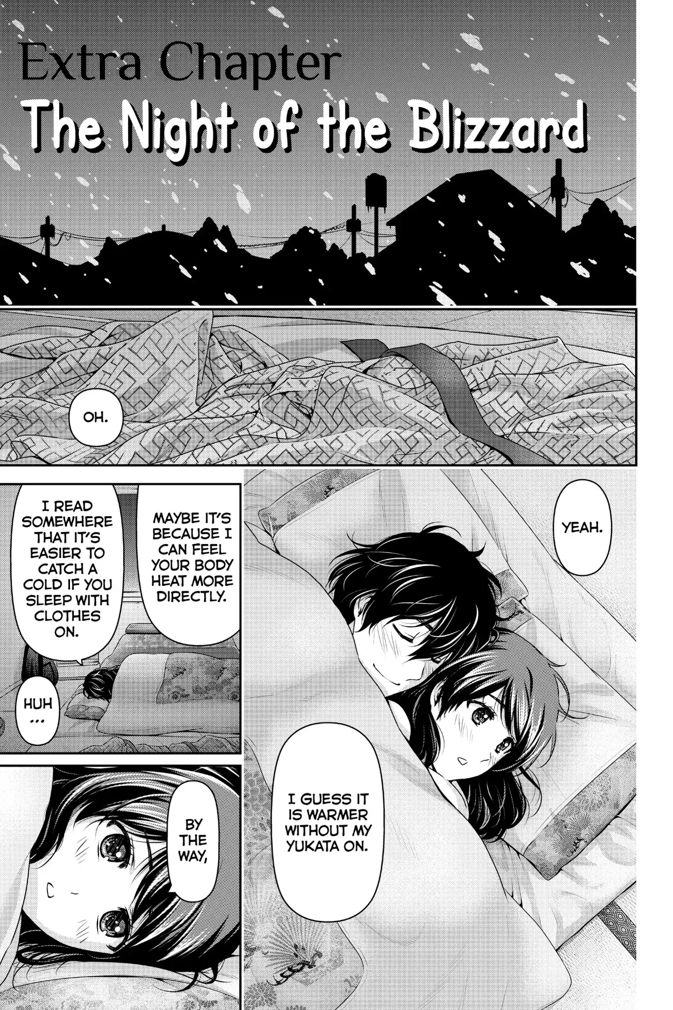 Domestic na Kanojo Chapter 134.5 page 1 - Chapter 134.5: The Night Of The Blizzard