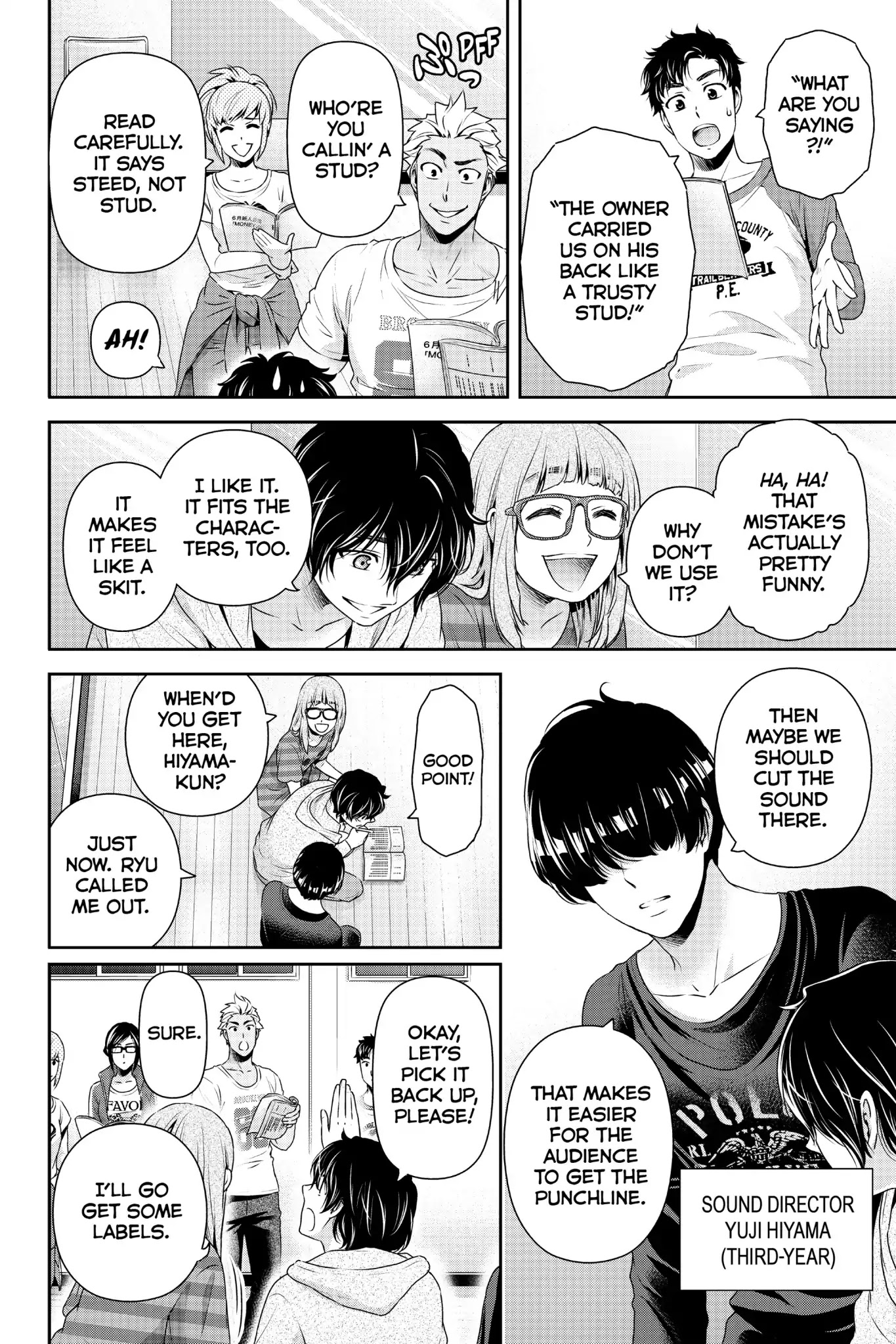 Domestic na Kanojo Chapter 151 page 10 - Chapter 151: First Group Project