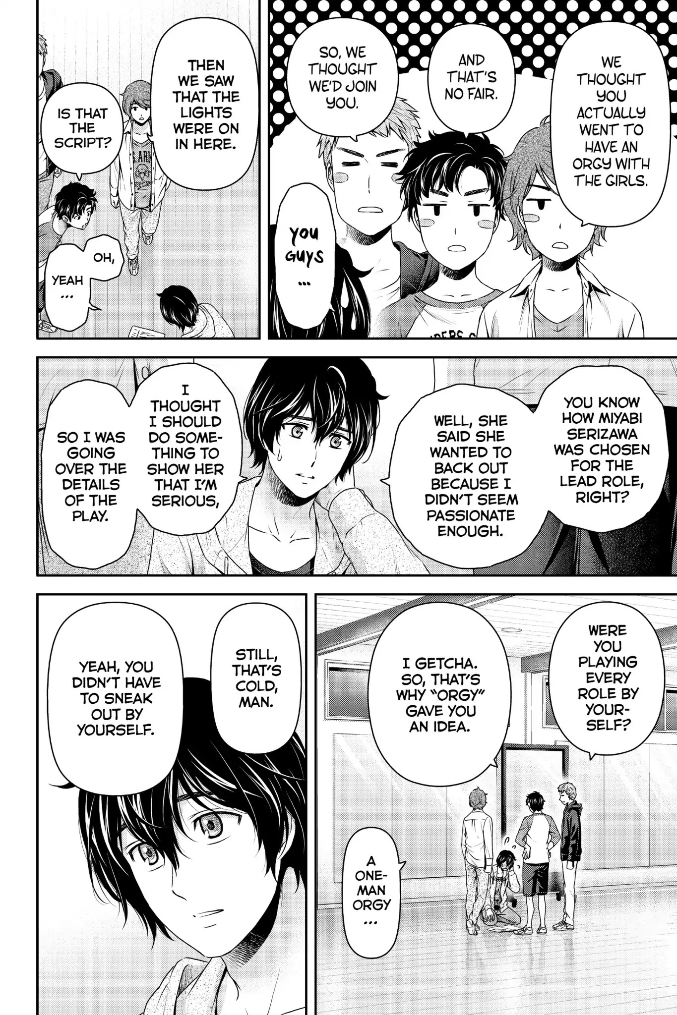 Domestic na Kanojo Chapter 151 page 4 - Chapter 151: First Group Project