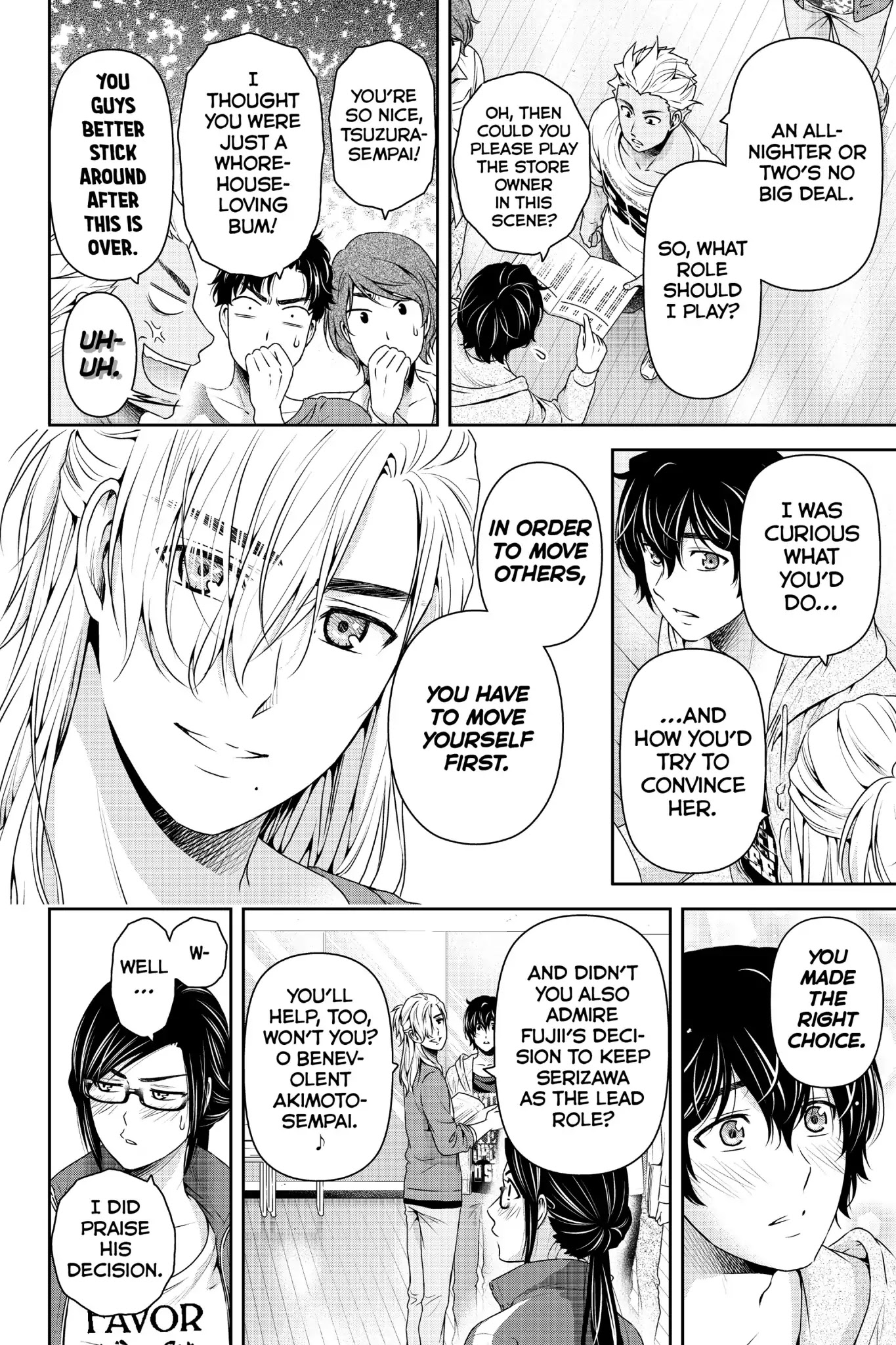 Domestic na Kanojo Chapter 151 page 8 - Chapter 151: First Group Project