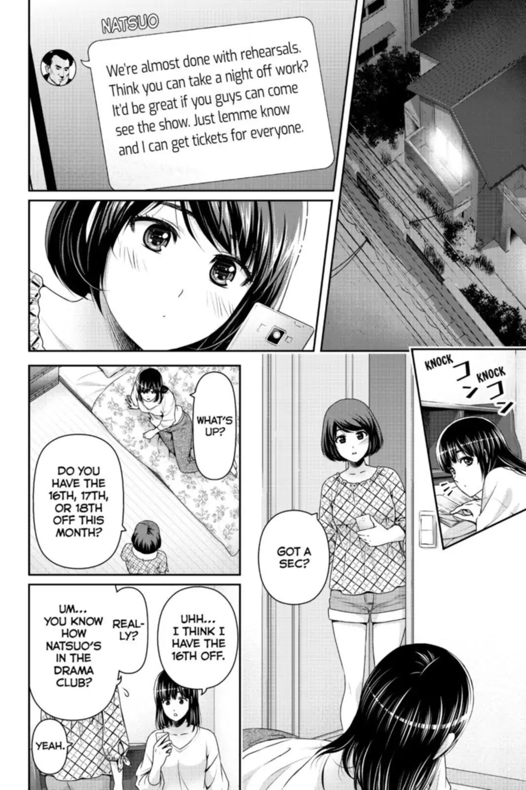 Domestic na Kanojo Chapter 156 page 14 - Chapter 156: Sisterly Schism