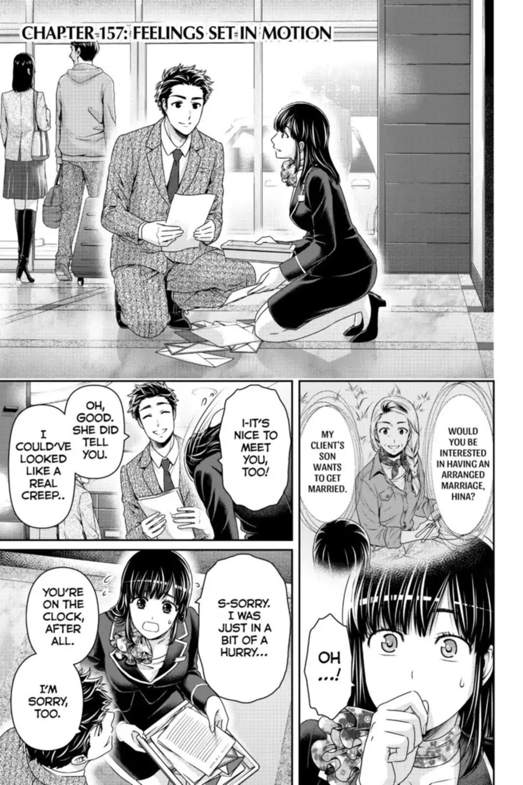 Domestic na Kanojo Chapter 157 page 1 - Chapter 157: Feelings Set In Motion