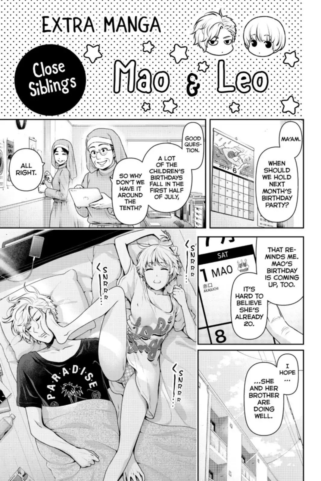 Domestic na Kanojo Chapter 164.5 page 1 - Vol.17 Extra: Close Siblings, Mao & Leo