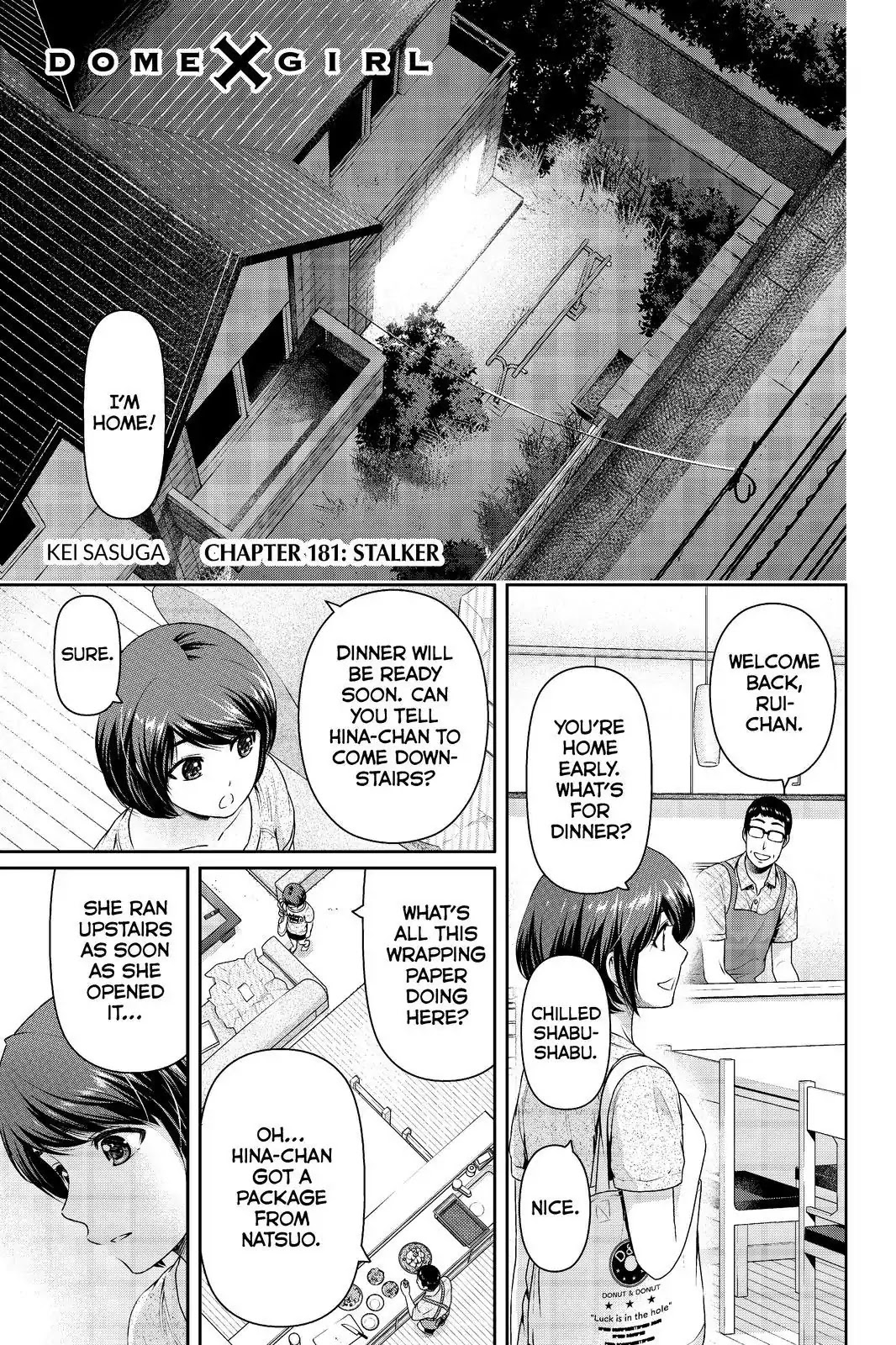 Domestic na Kanojo Chapter 181 page 1 - Chapter 181: Stalker
