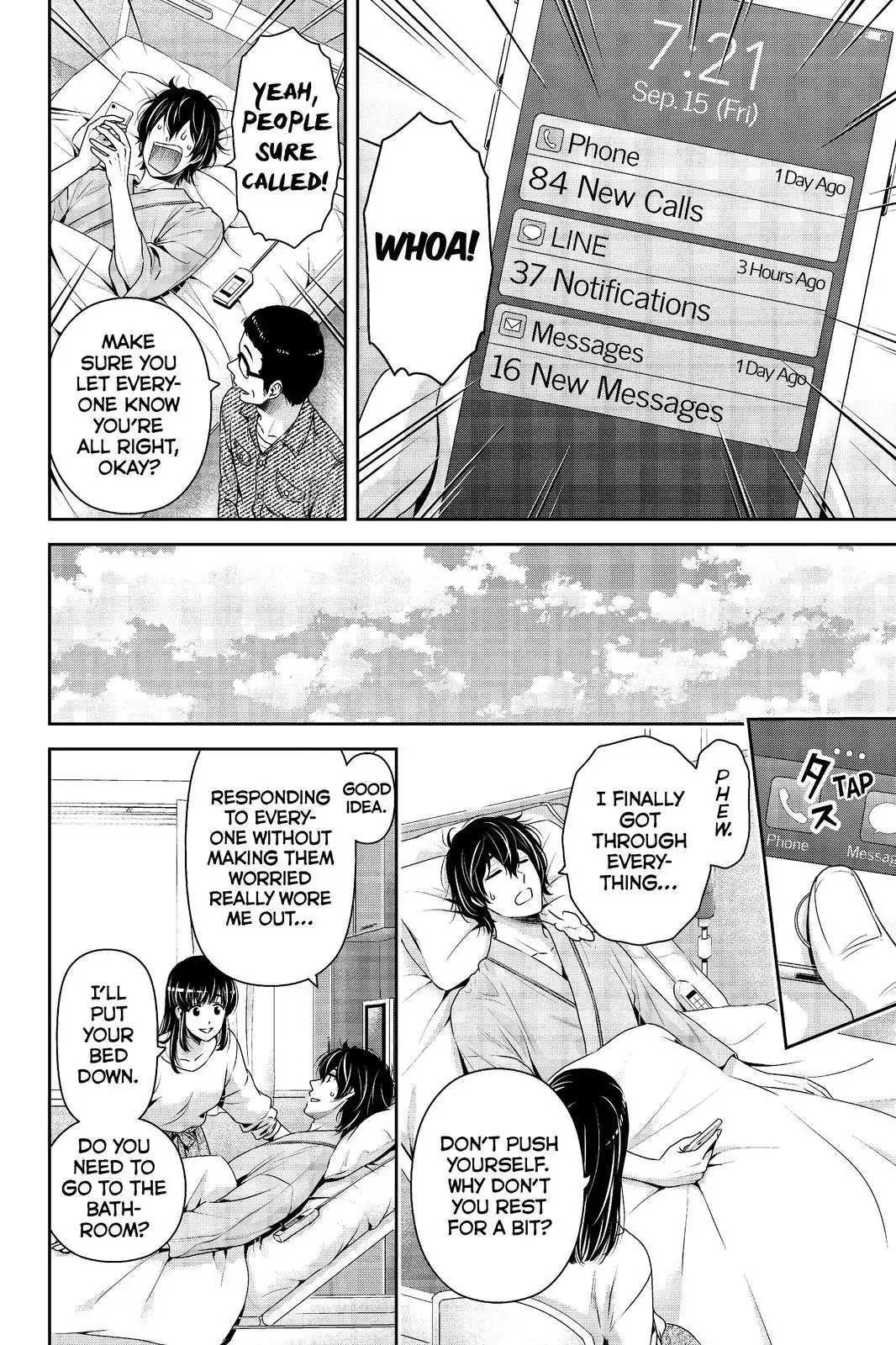 Domestic na Kanojo Chapter 188 page 4 - Chapter 188: Signs of Life