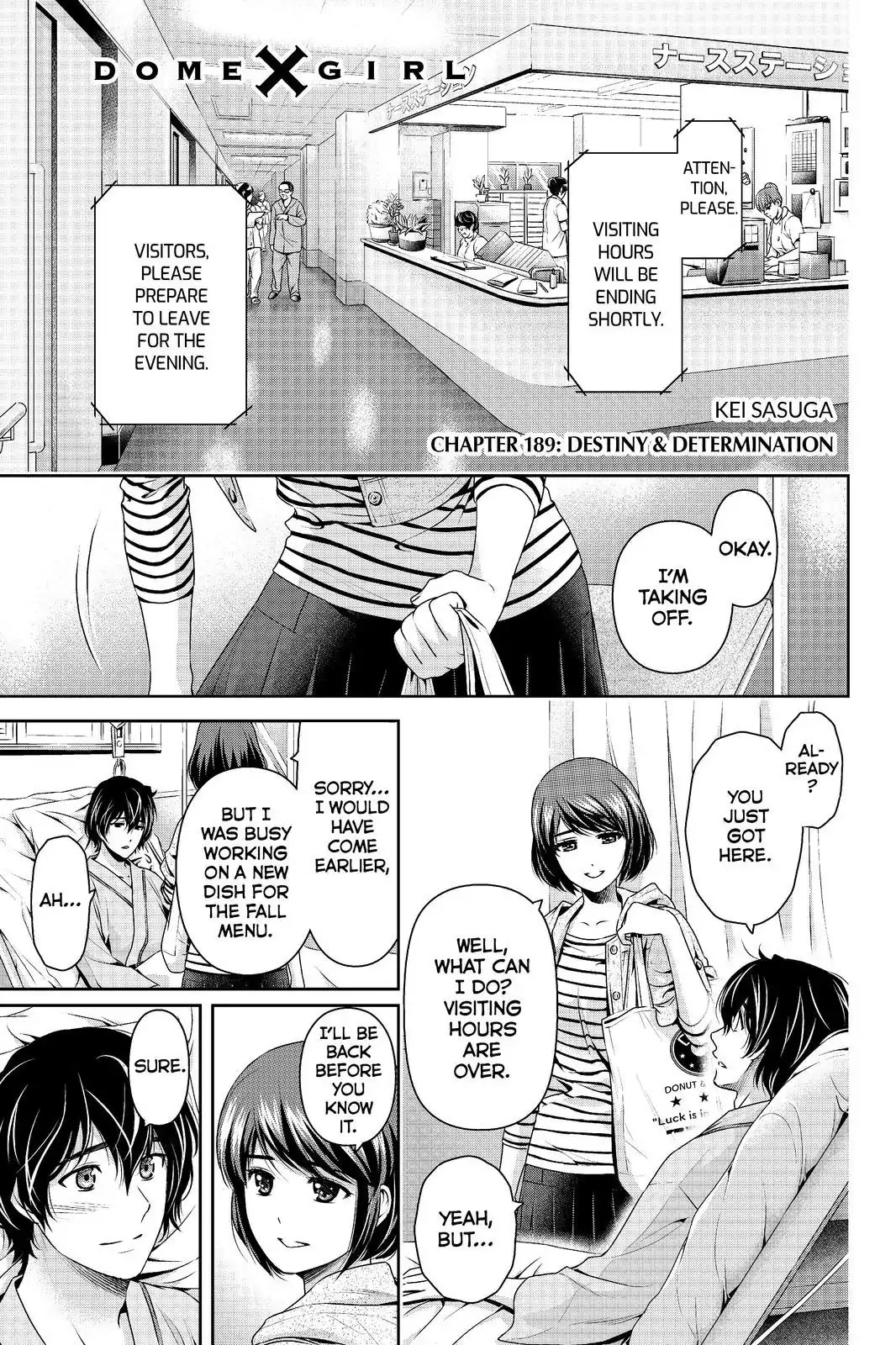 Domestic na Kanojo Chapter 189 page 1 - Chapter 189: Destiny & Determination