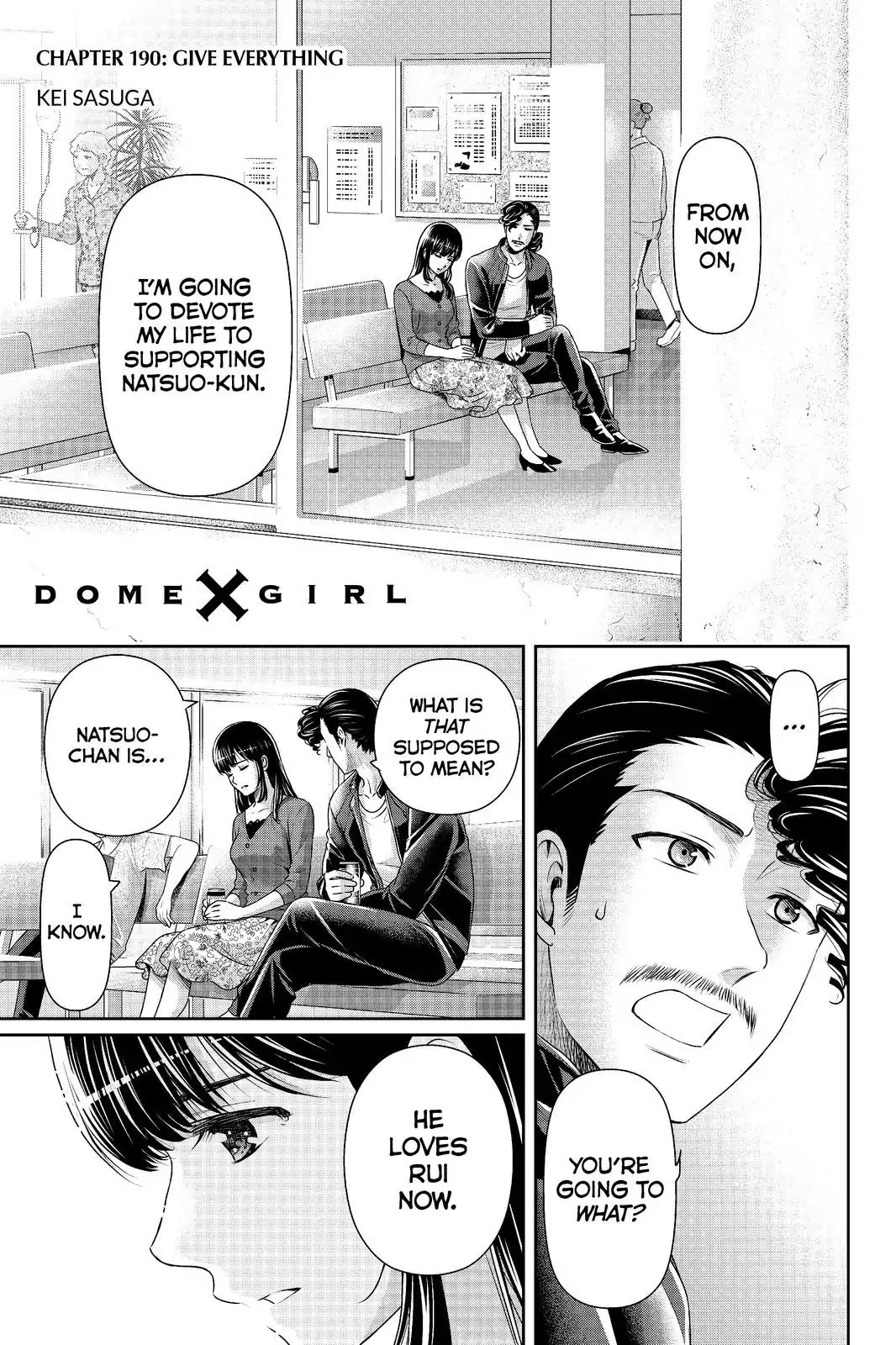 Domestic na Kanojo Chapter 190 page 1 - Chapter 190: Give Everything