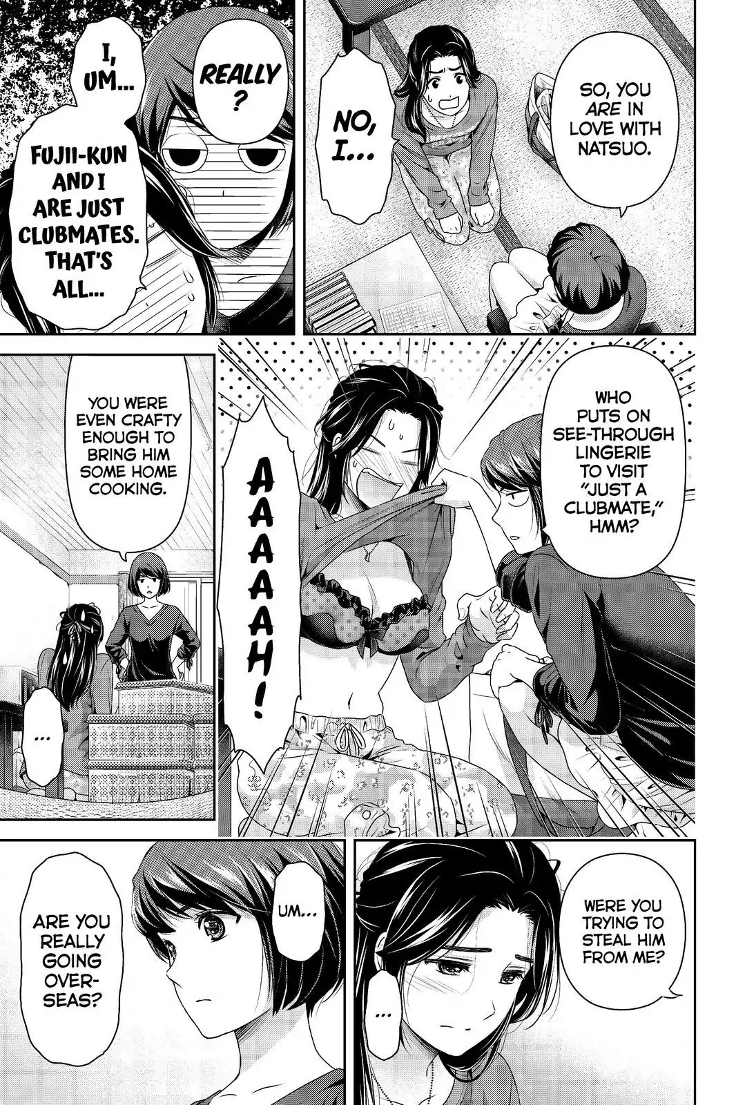 Domestic na Kanojo Chapter 196 page 9 - Chapter 196: Catfight