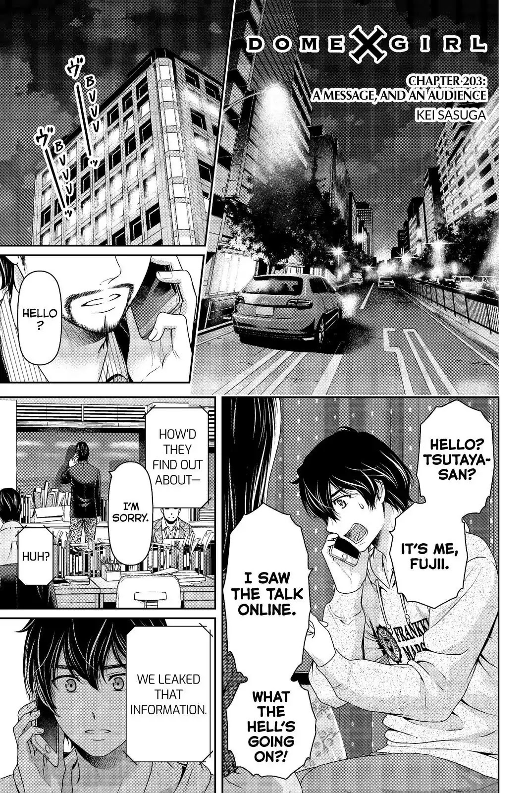 Domestic na Kanojo Chapter 203 page 1 - Chapter 203: A Message, And An Audience