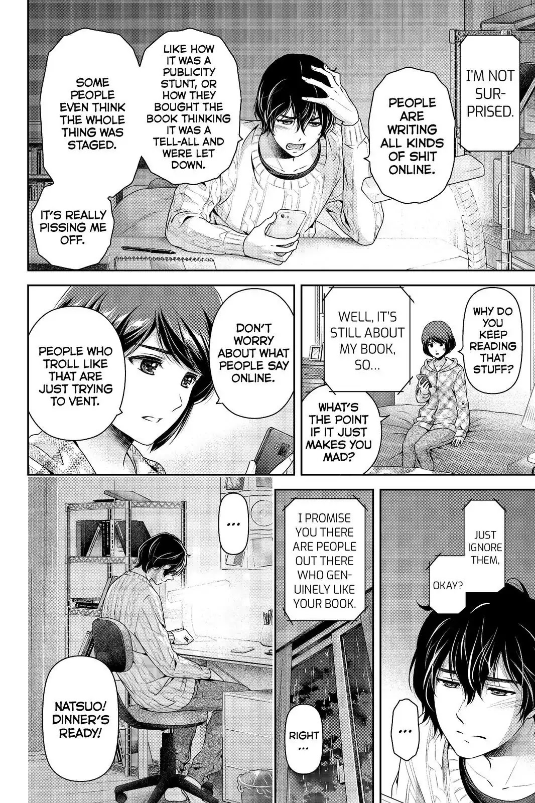 Domestic na Kanojo Chapter 203 page 8 - Chapter 203: A Message, And An Audience