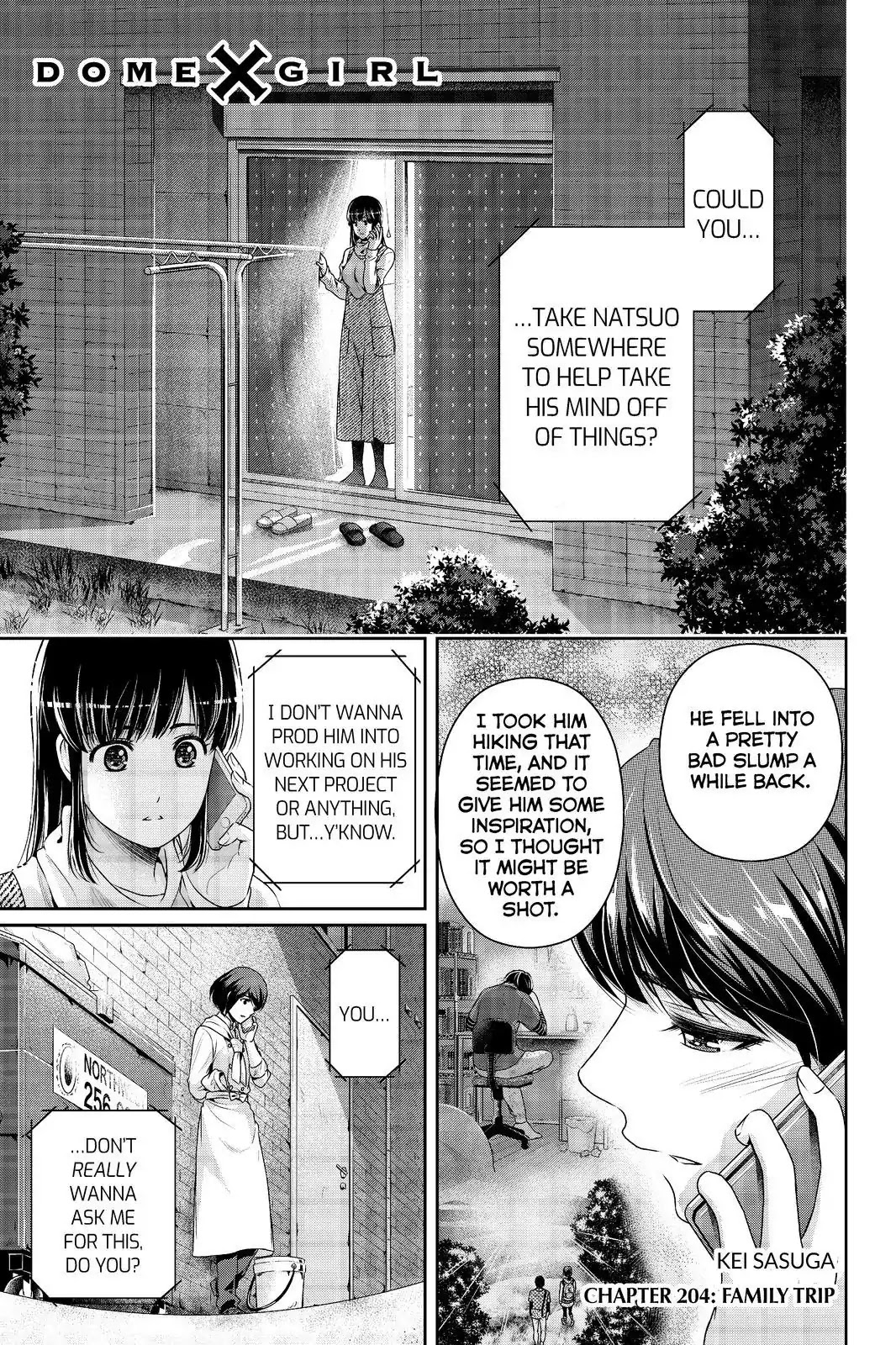 Domestic na Kanojo Chapter 204 page 1 - Chapter 204: Family Trip