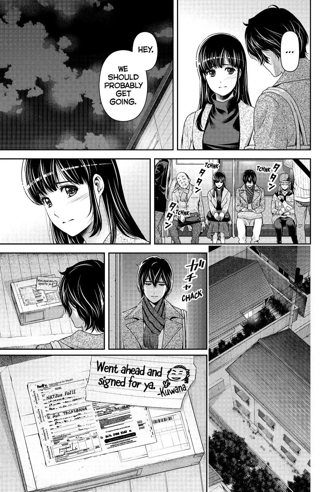Domestic na Kanojo Chapter 207 page 5 - Chapter 207: One Night In New York