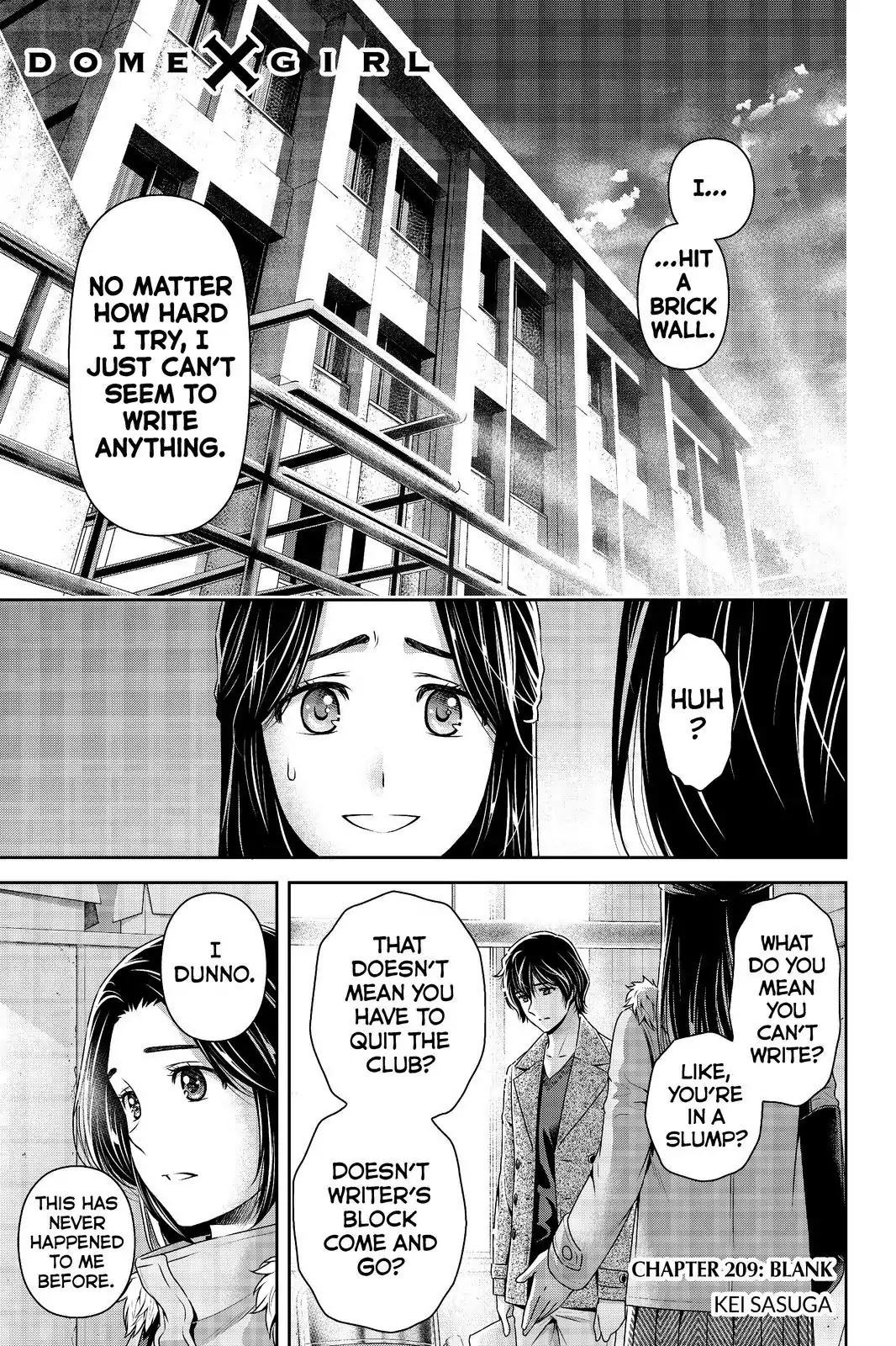 Domestic na Kanojo Chapter 209 page 1 - Chapter 209: Blank