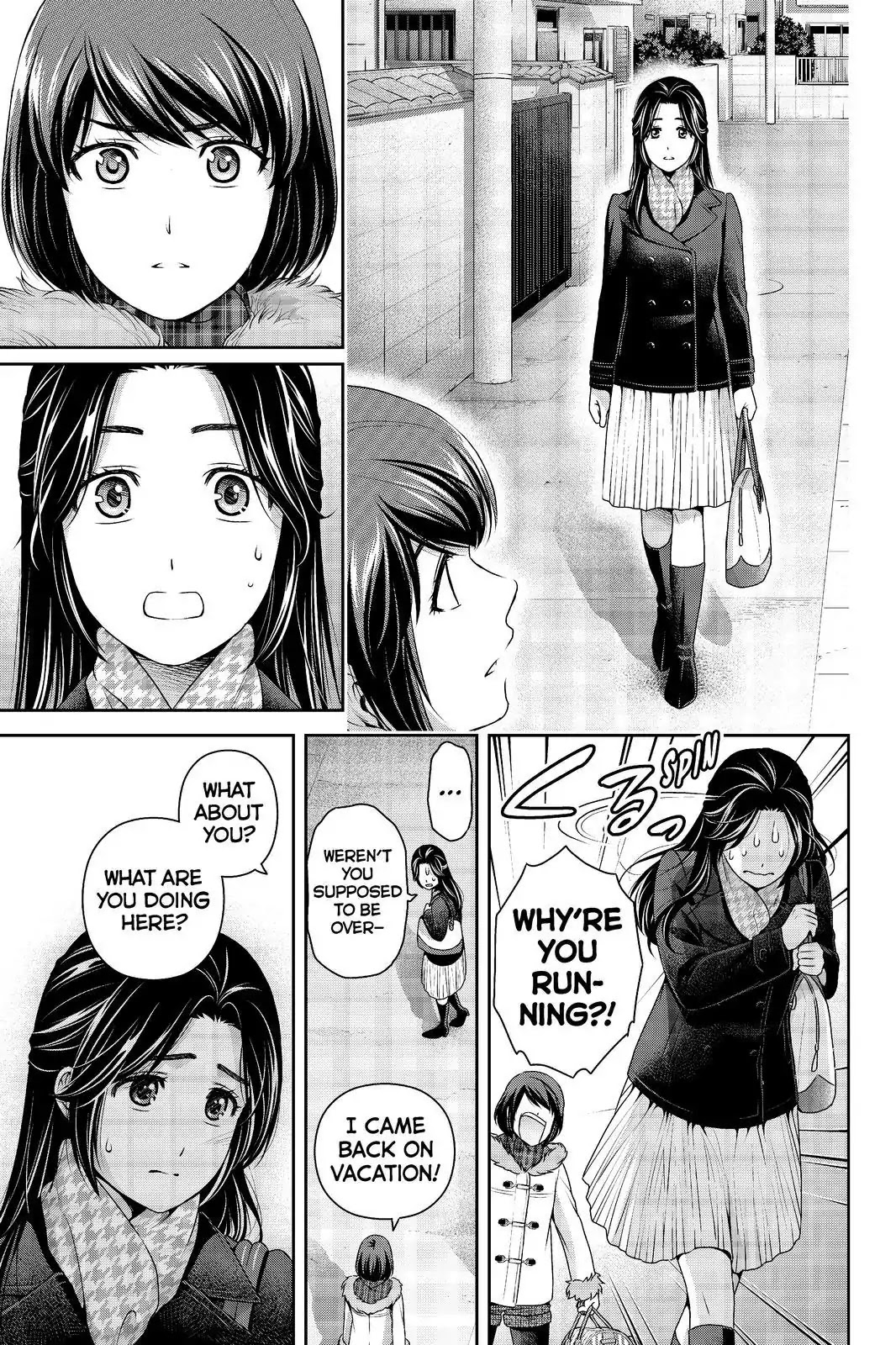 Domestic na Kanojo Chapter 214 page 11 - Chapter 214: I'm Home!