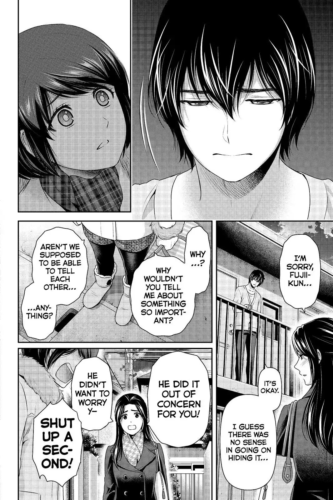 Domestic na Kanojo Chapter 214 page 16 - Chapter 214: I'm Home!