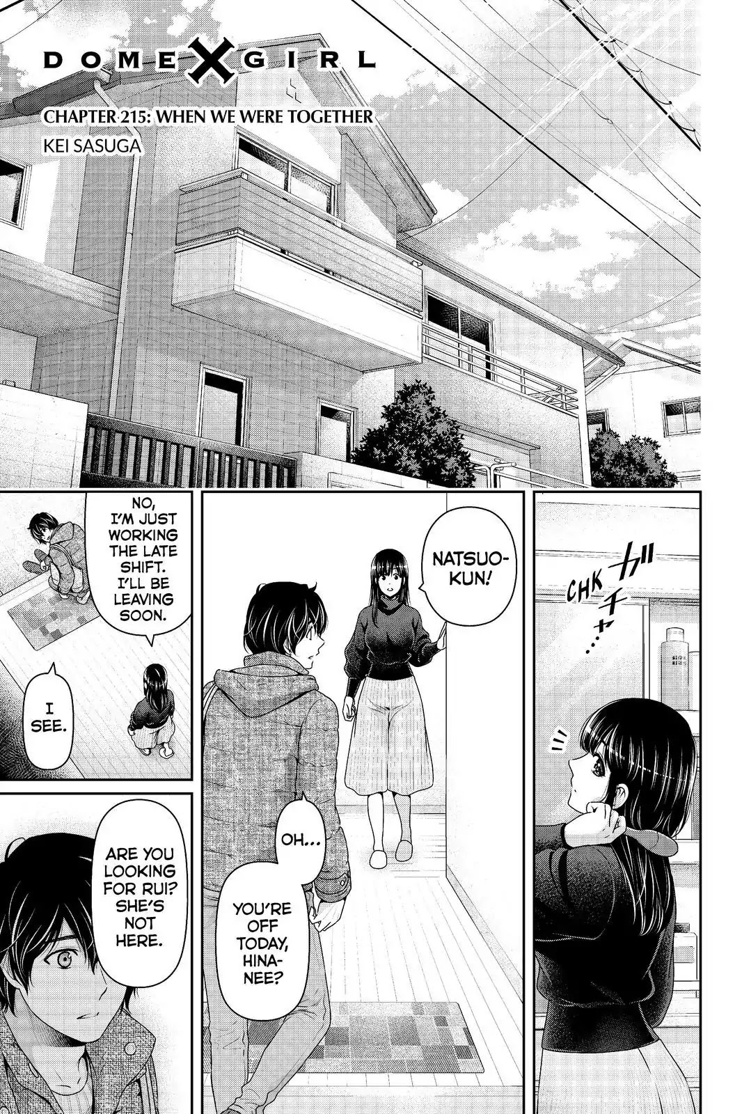 Domestic na Kanojo Chapter 215 page 1 - Chapter 215: When We Were Together