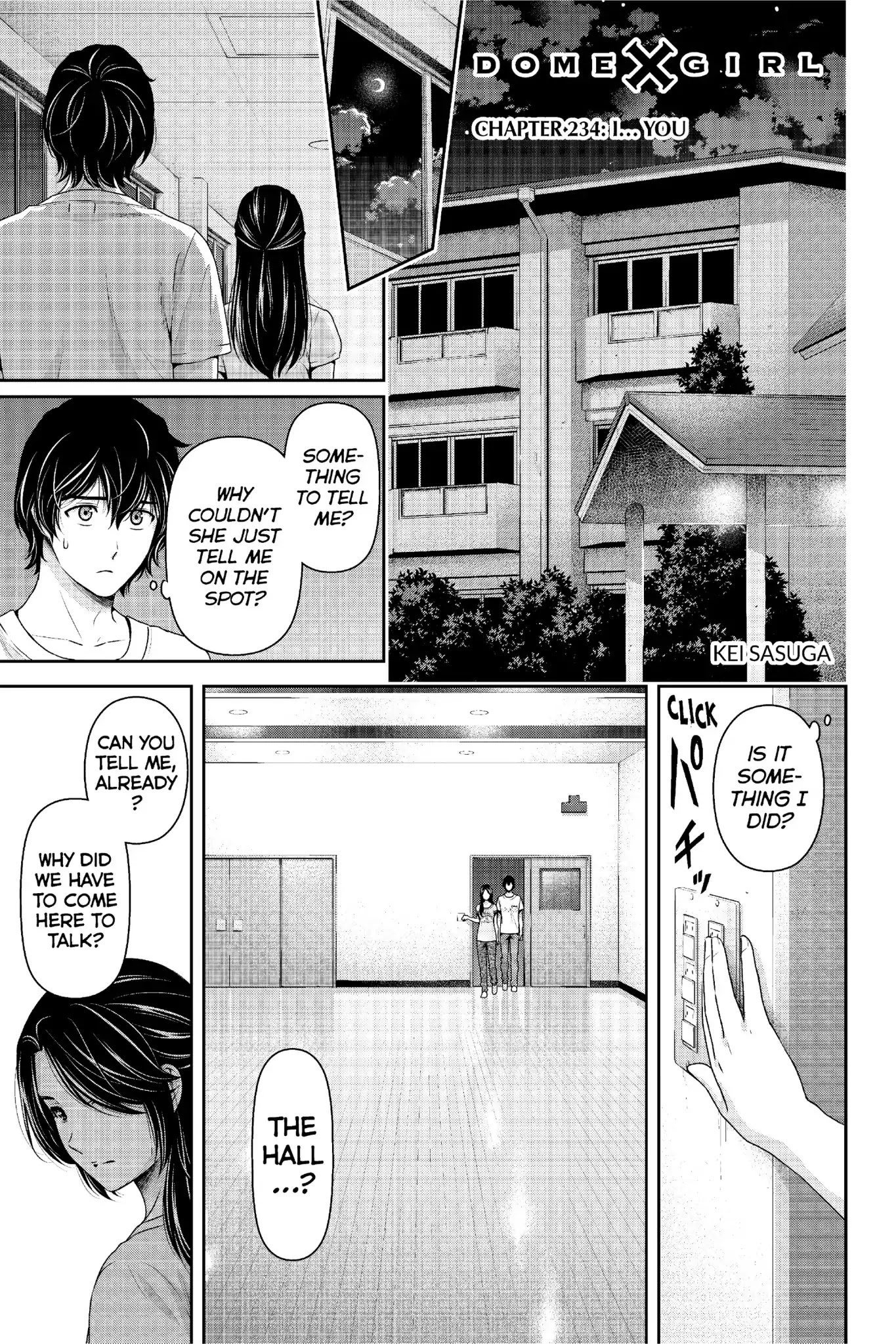 Domestic na Kanojo Chapter 234 page 2 - Chapter 234: I...You