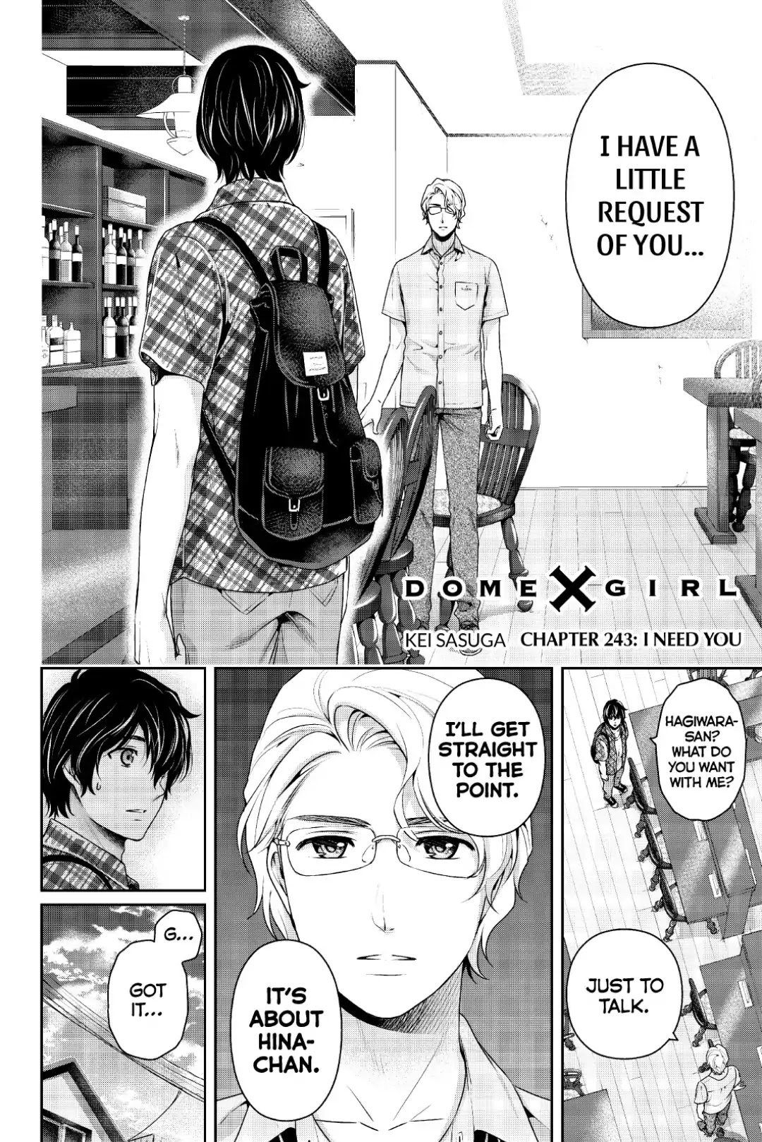 Domestic na Kanojo Chapter 243 page 2 - Chapter 243: I Need You