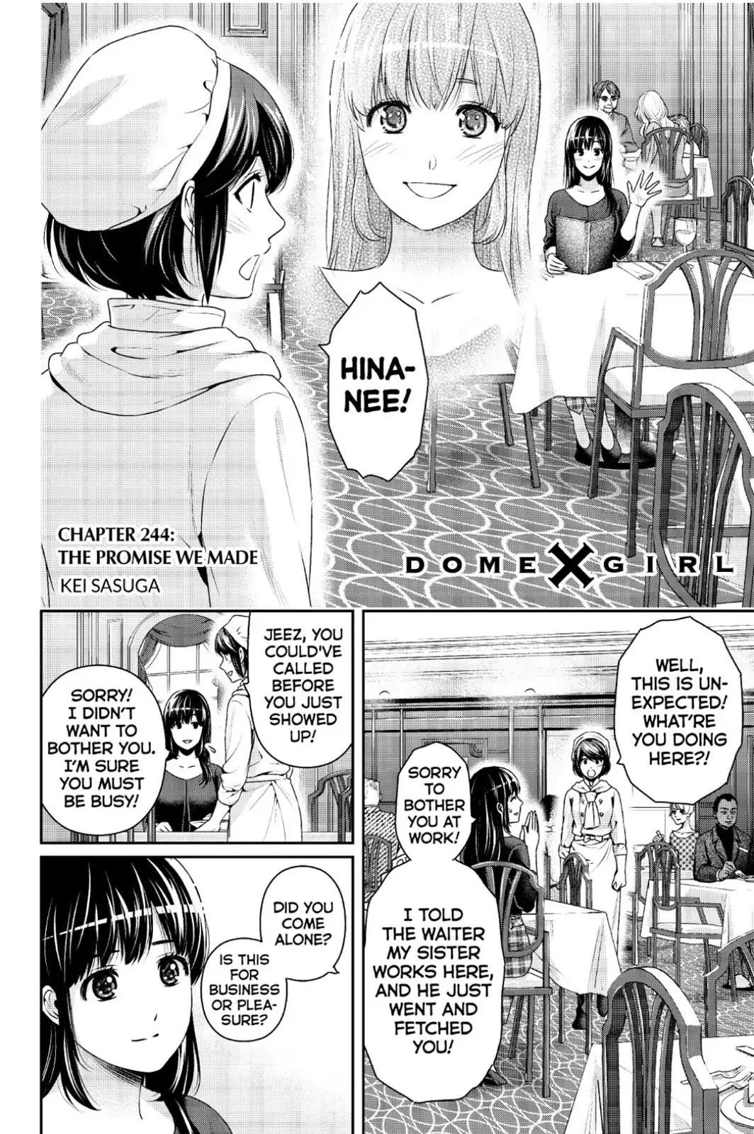 Domestic na Kanojo Chapter 244 page 2 - Chapter 244: The Promise We Made