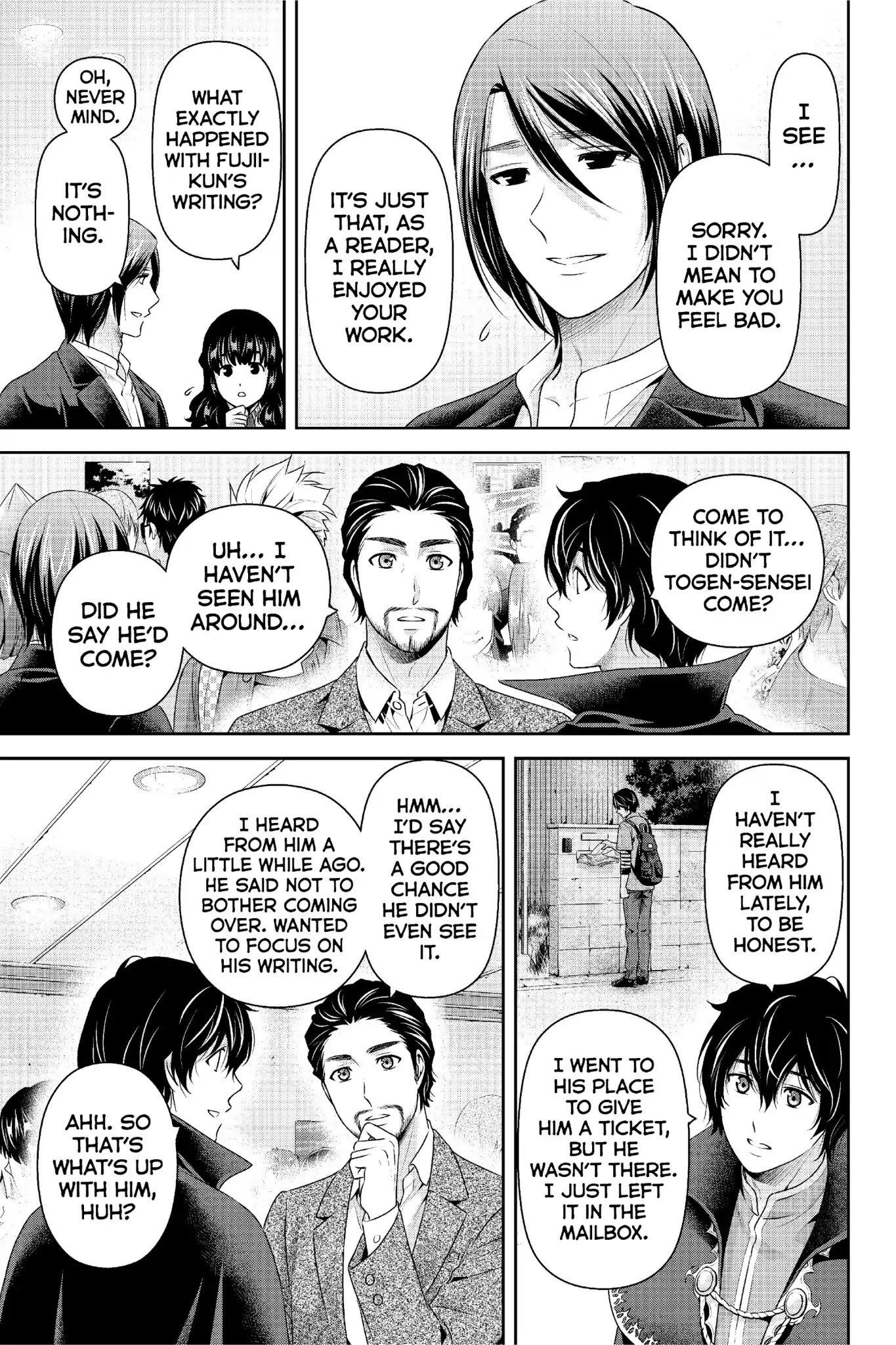 Domestic na Kanojo Chapter 246 page 12 - Chapter 246: What Kind Of Answer...