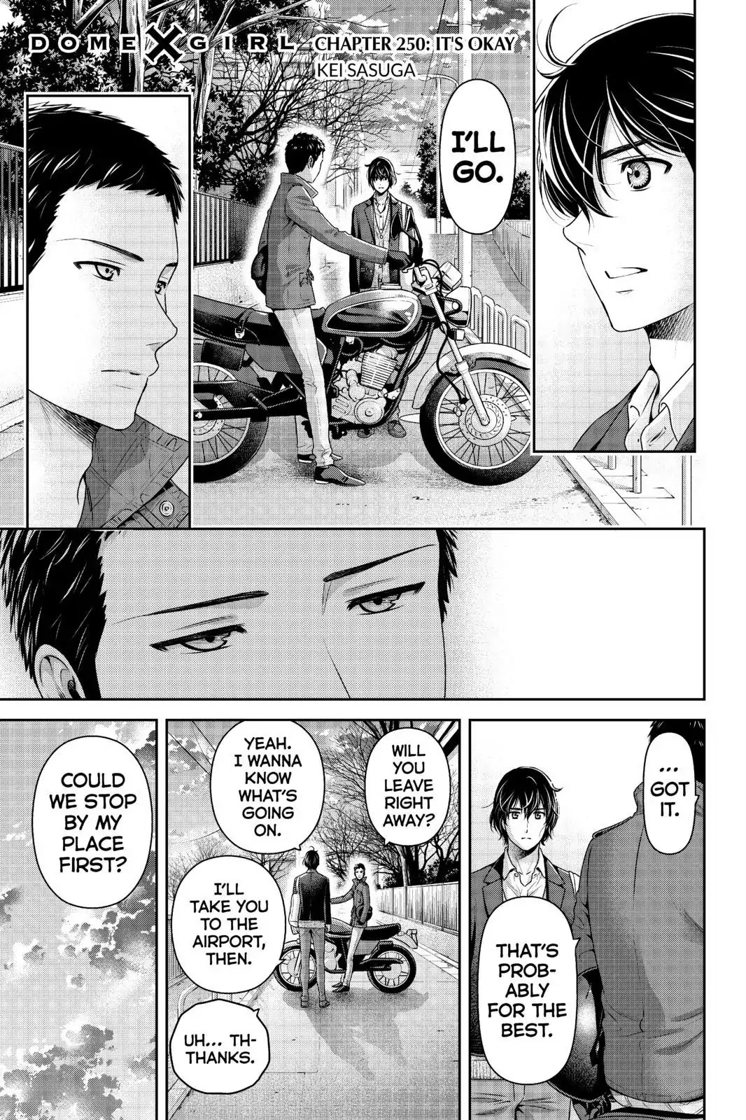 Domestic na Kanojo Chapter 250 page 1 - Chapter 250: It's Okay