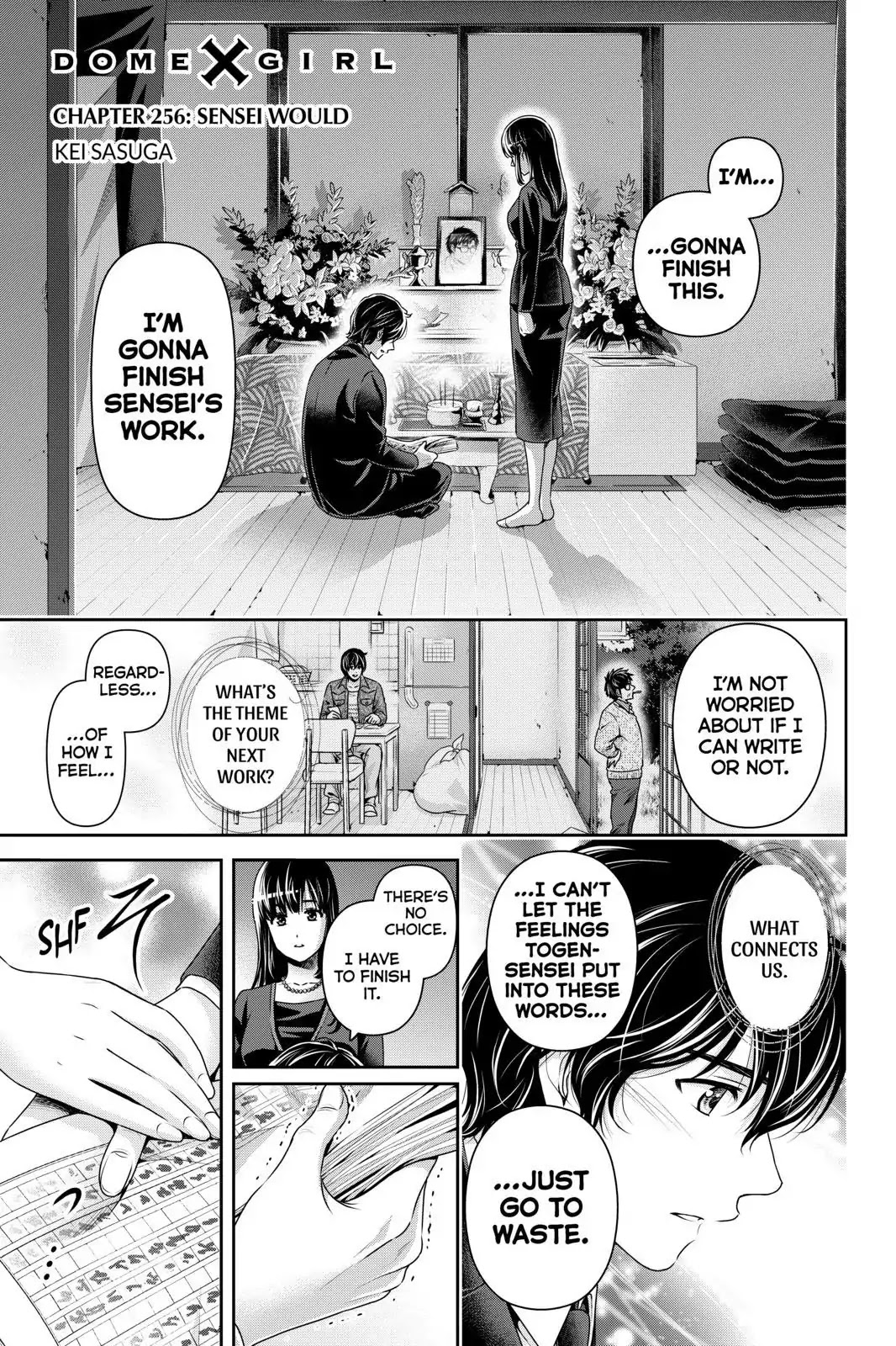 Domestic na Kanojo Chapter 256 page 1 - Chapter 256: Sensei Would