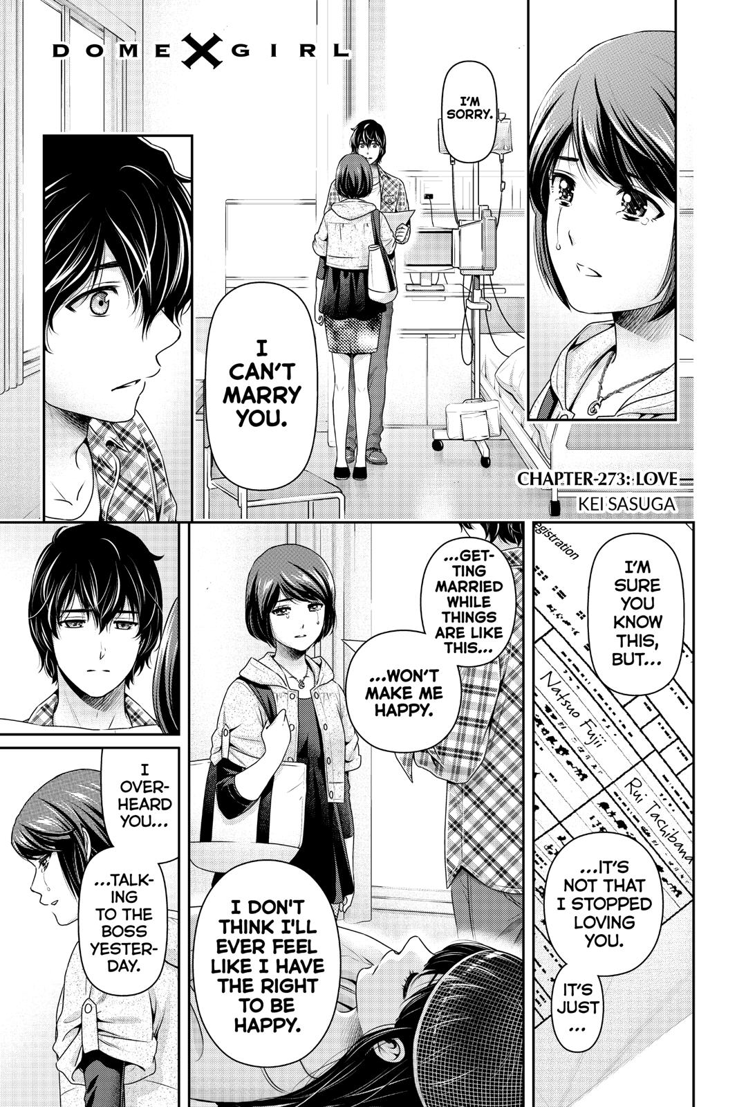 Domestic na Kanojo Chapter 273 page 2 - Chapter 273