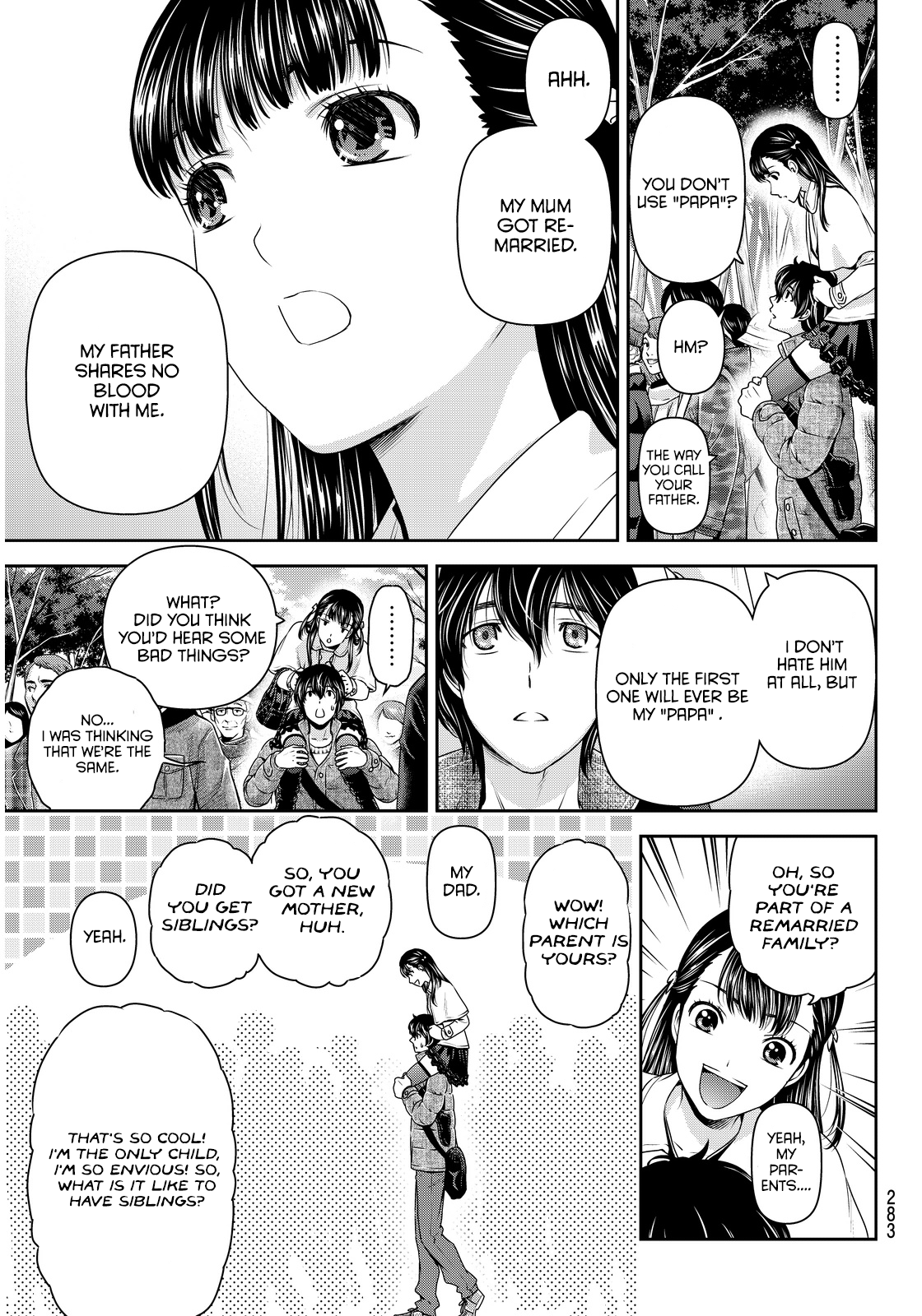 Domestic na Kanojo Chapter 67 page 14 - Chapter 67: The New Year Without Hina