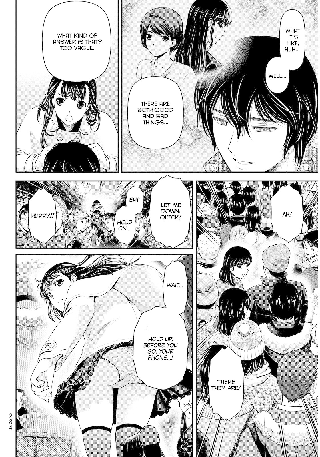 Domestic na Kanojo Chapter 67 page 15 - Chapter 67: The New Year Without Hina