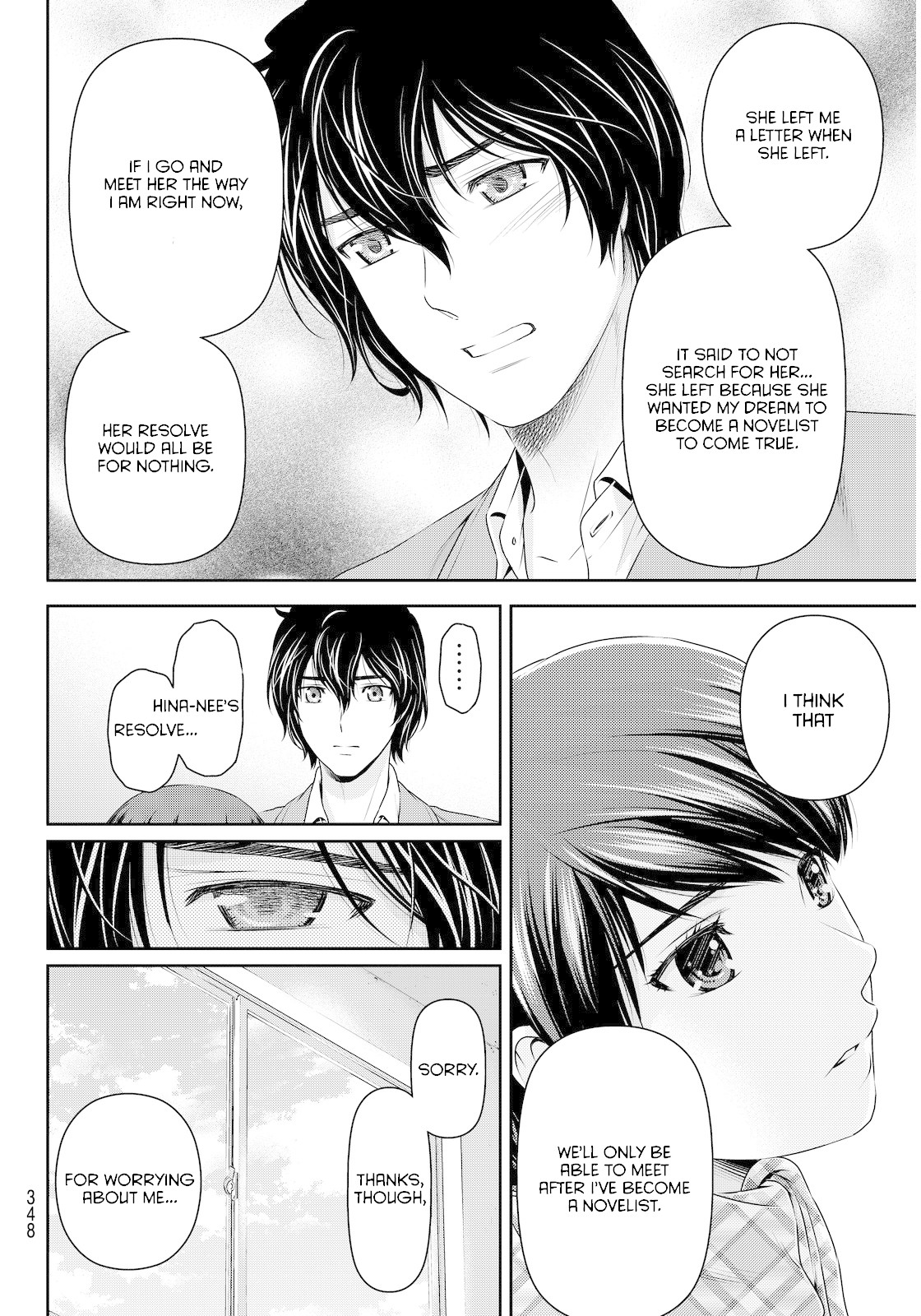 Domestic na Kanojo Chapter 69 page 14 - Chapter 69: Natsuo's Resolve