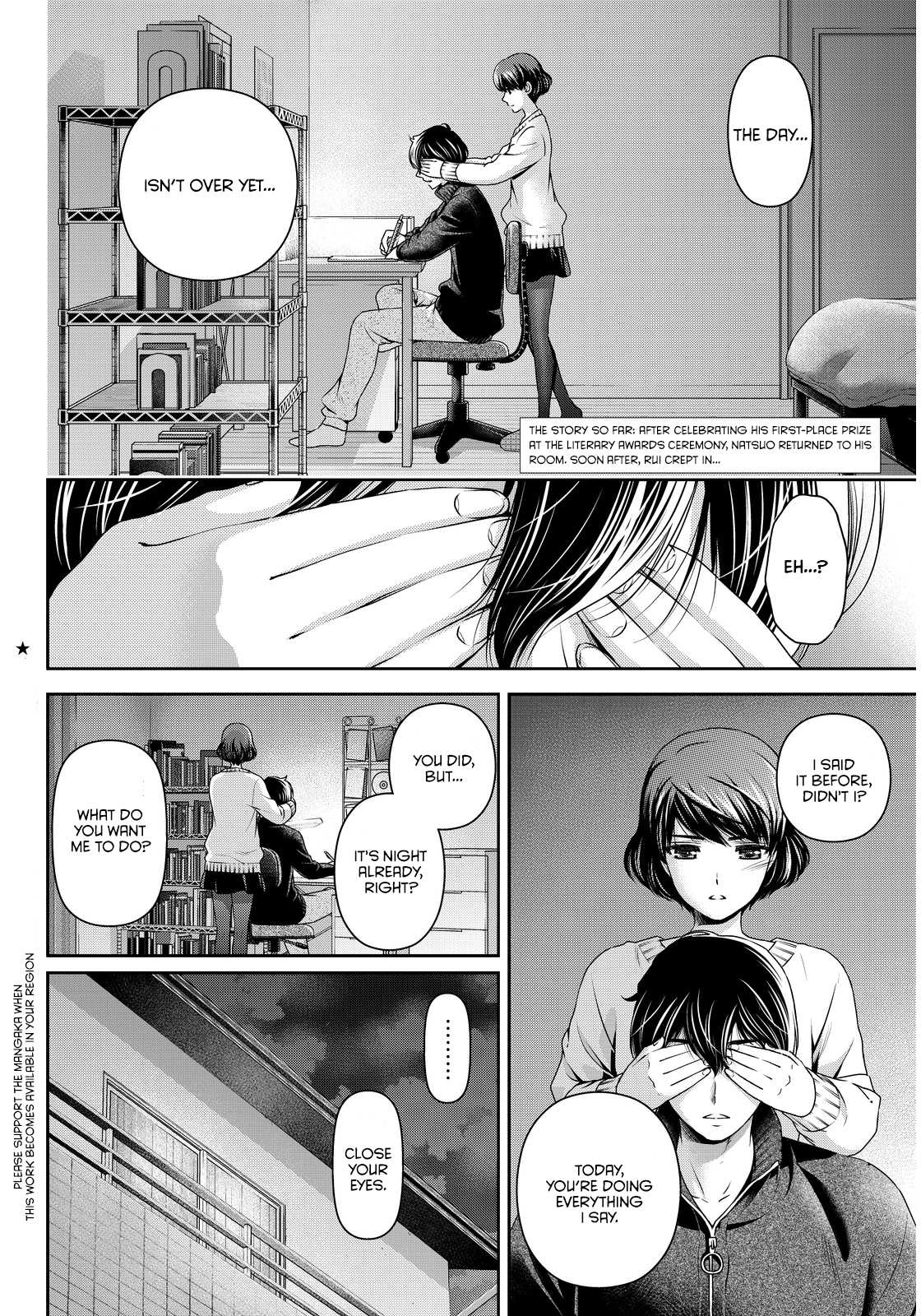 Domestic na Kanojo Chapter 72 page 2 - Chapter 72: The Cinderella in the Bed
