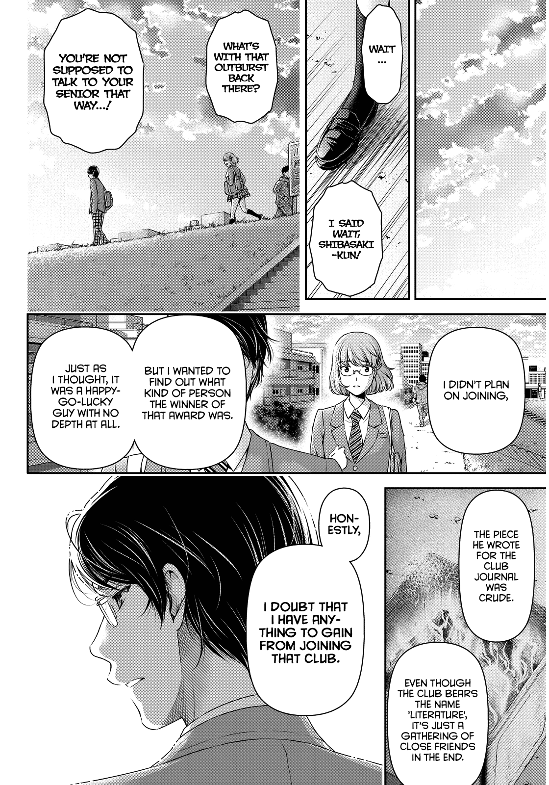 Domestic na Kanojo Chapter 74 page 10 - Chapter 74: Hostility