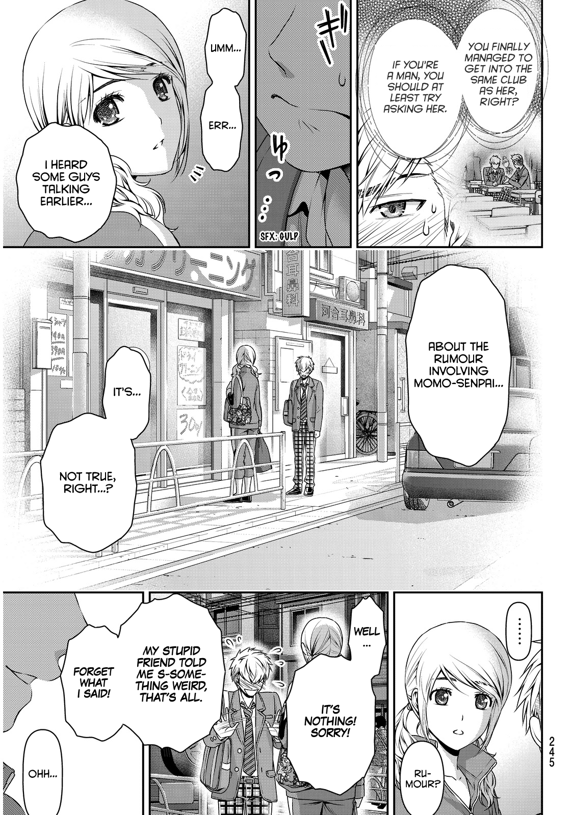 Domestic na Kanojo Chapter 80 page 15 - Chapter 80: Momo and Ritsu