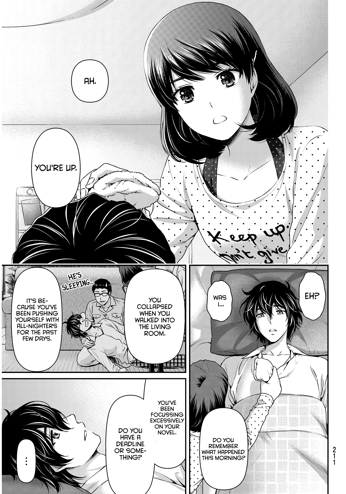 Domestic na Kanojo Chapter 85 page 14 - Chapter 85: Strained Answer