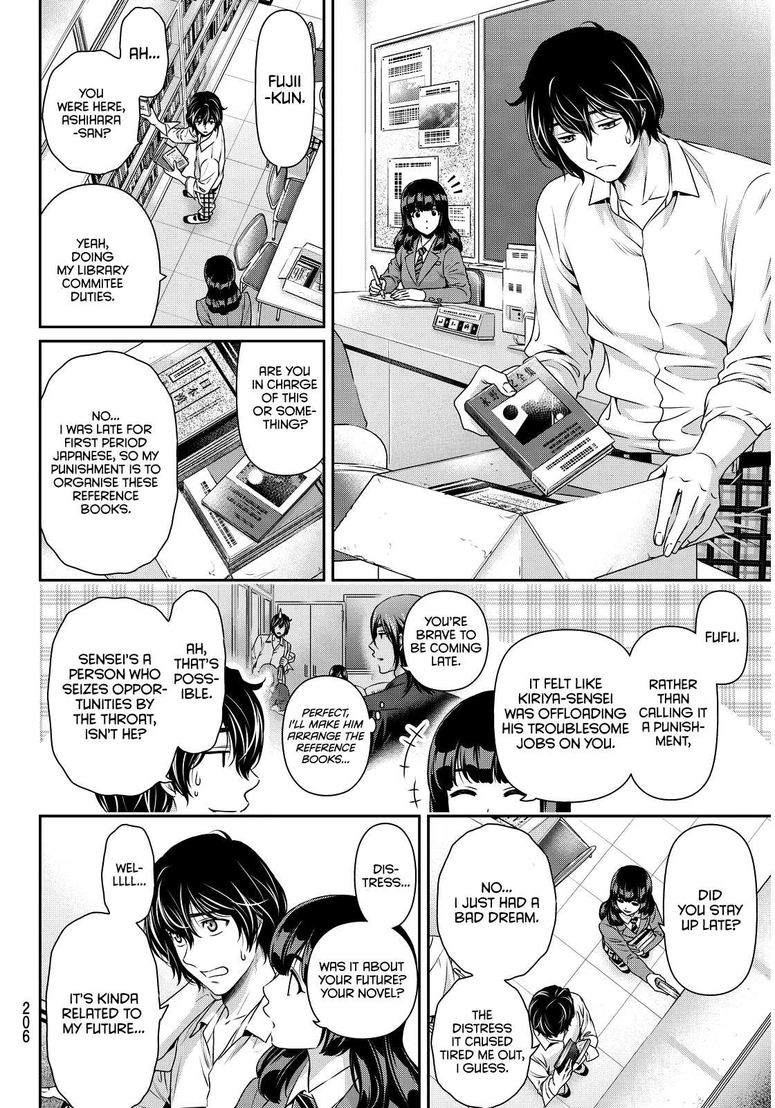 Domestic na Kanojo Chapter 85 page 9 - Chapter 85: Strained Answer